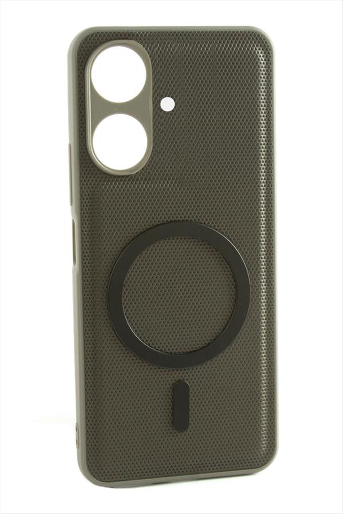 Samsung Glaxy A06 Magsaff Kapak Kılıf - Gri