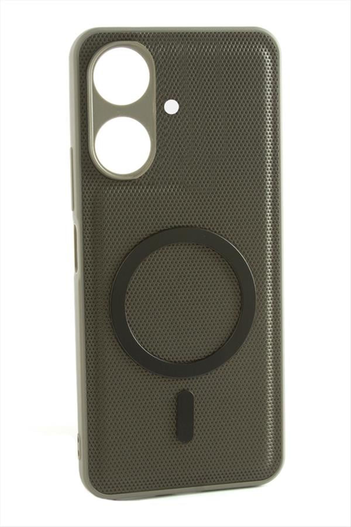 Samsung Glaxy A06 Magsaff Kapak Kılıf - Siyah