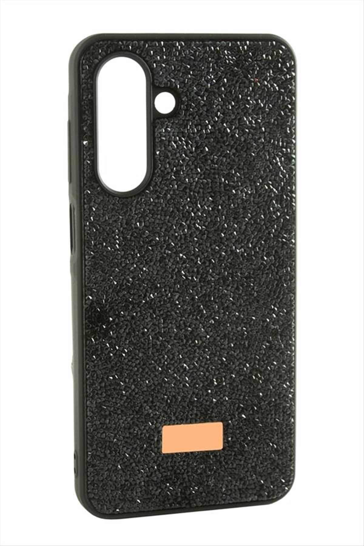 Samsung Galaxy A36 Taşlı Kapak Kılıf - Siyah