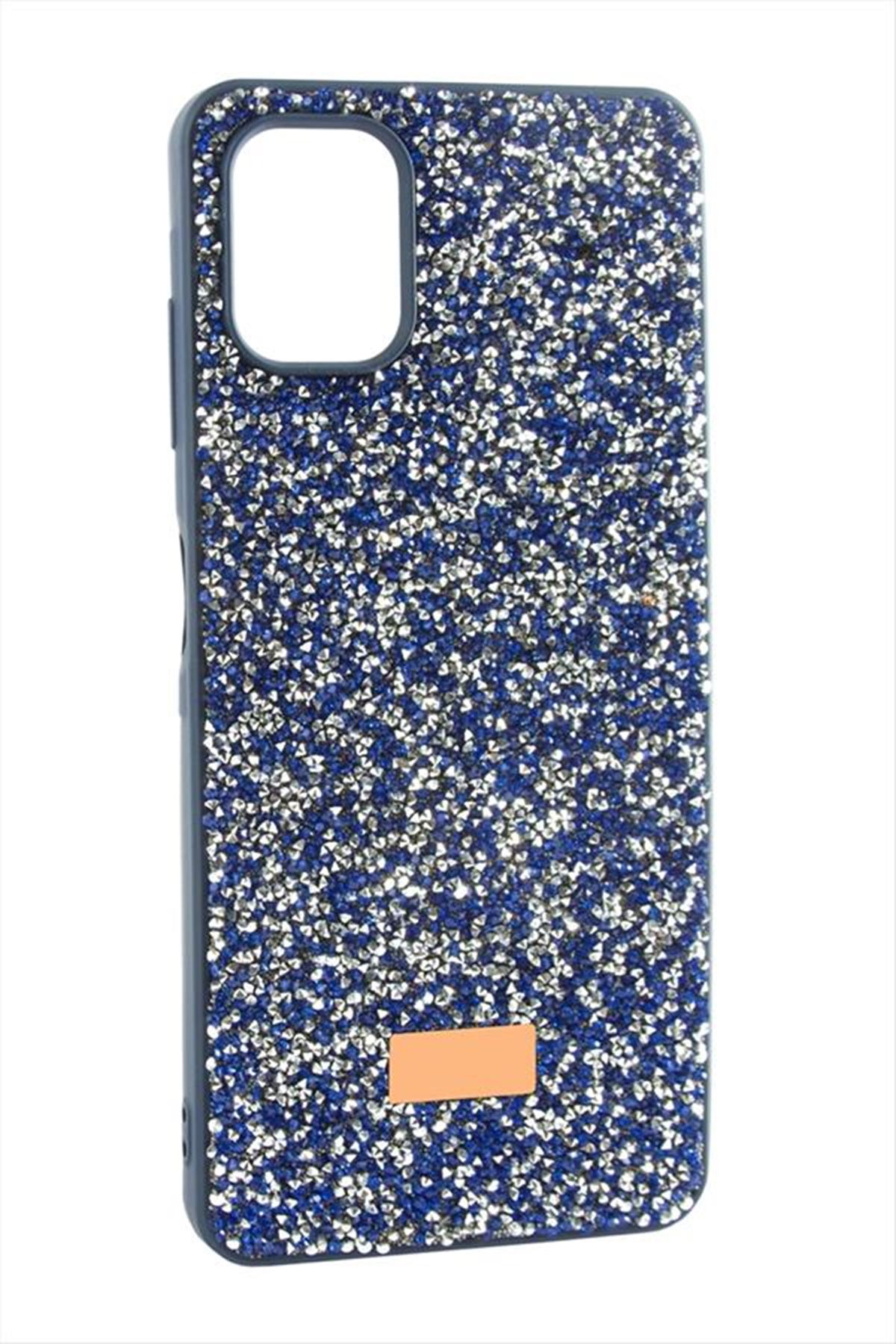 Samsung Galaxy A06 Taşlı Kapak Kılıf - Lacivert