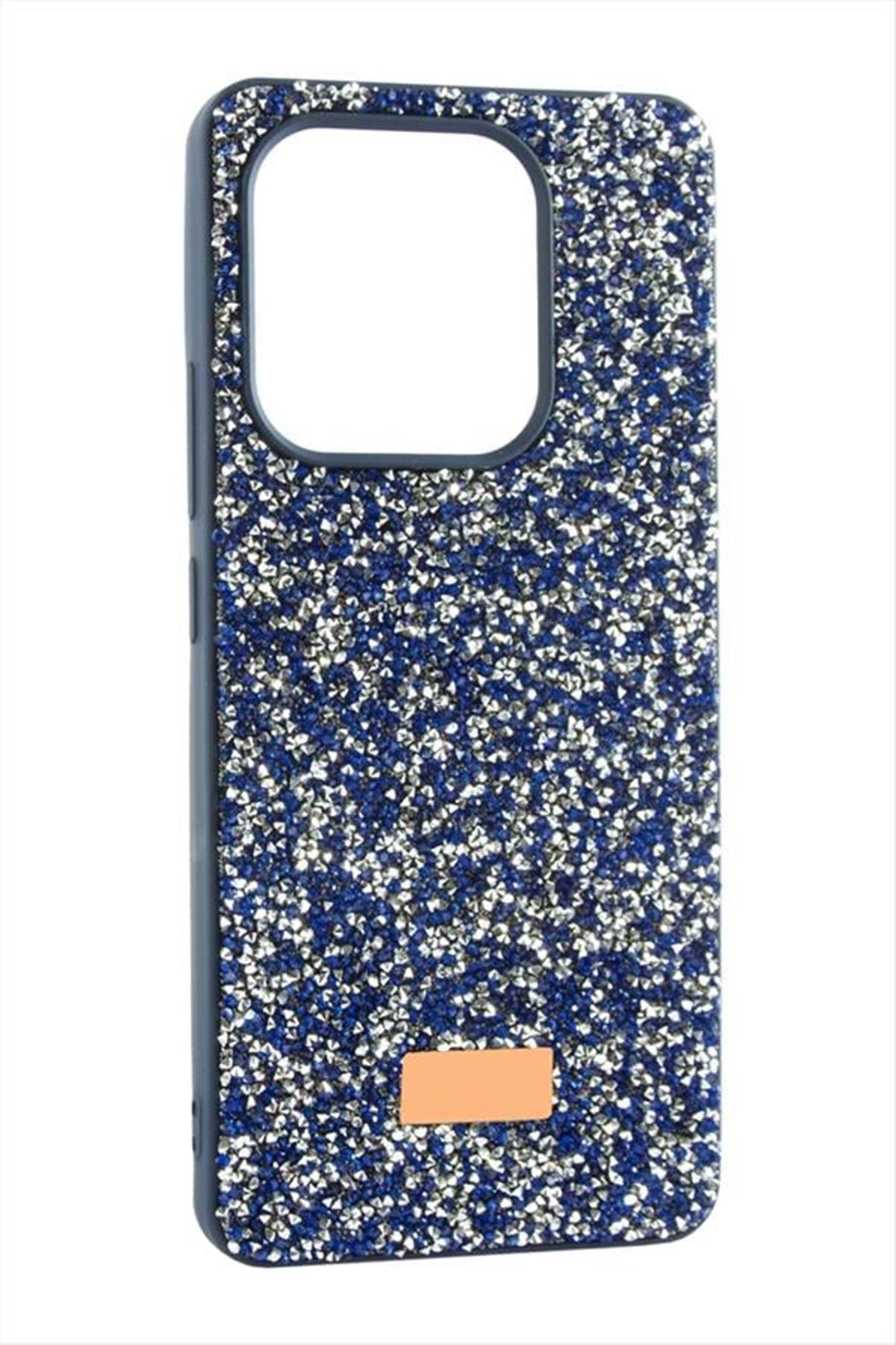 Xiaomi Redmi Note 13 Taşlı Kapak Kılıf - Krem