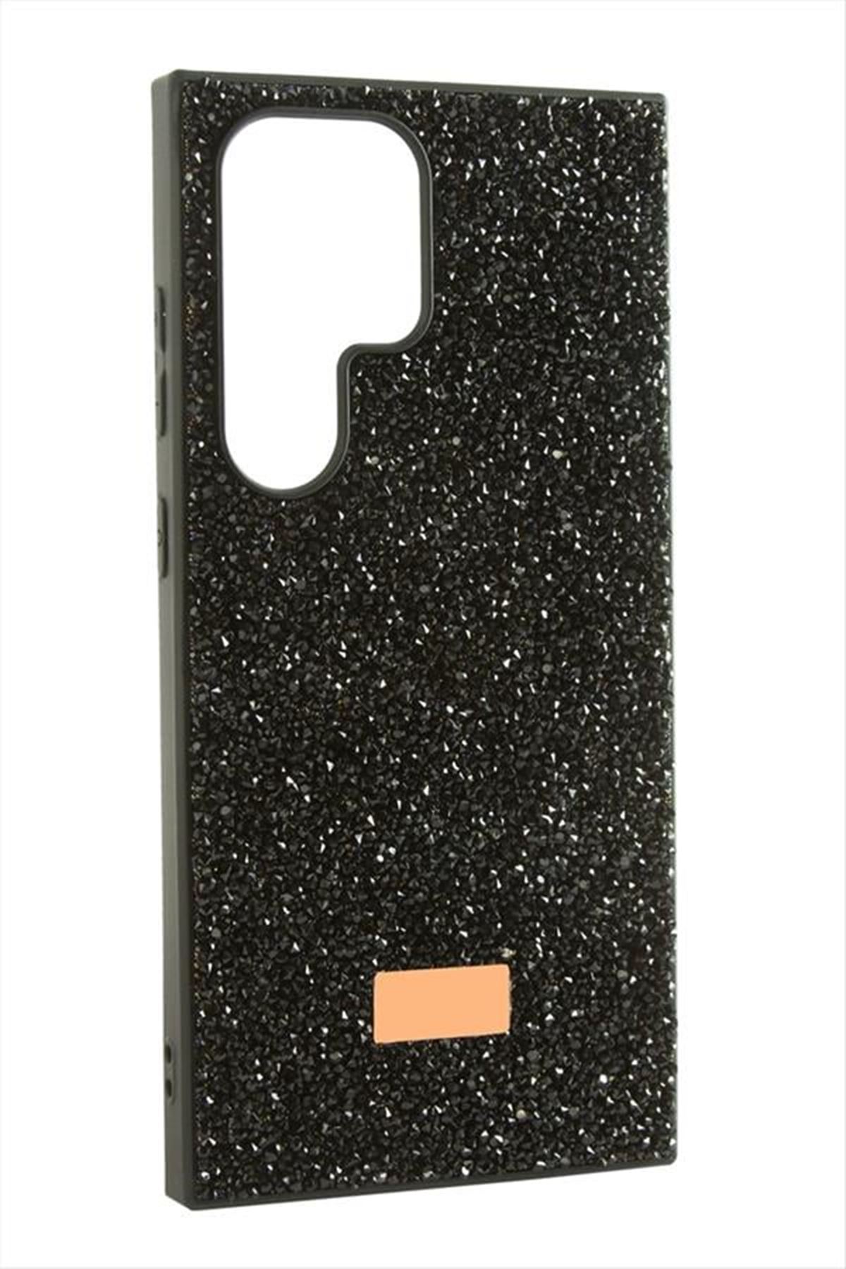 Samsung Galaxy S25 Ultra Taşlı Kapak Kılıf - Krem