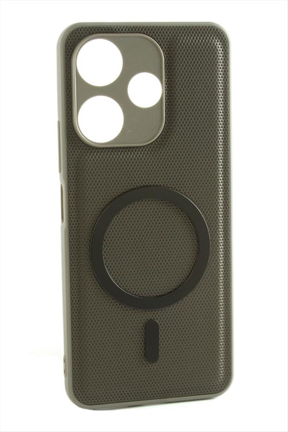 Xiaomi Redmi 13 Magsaff Kapak Kılıf - Gri