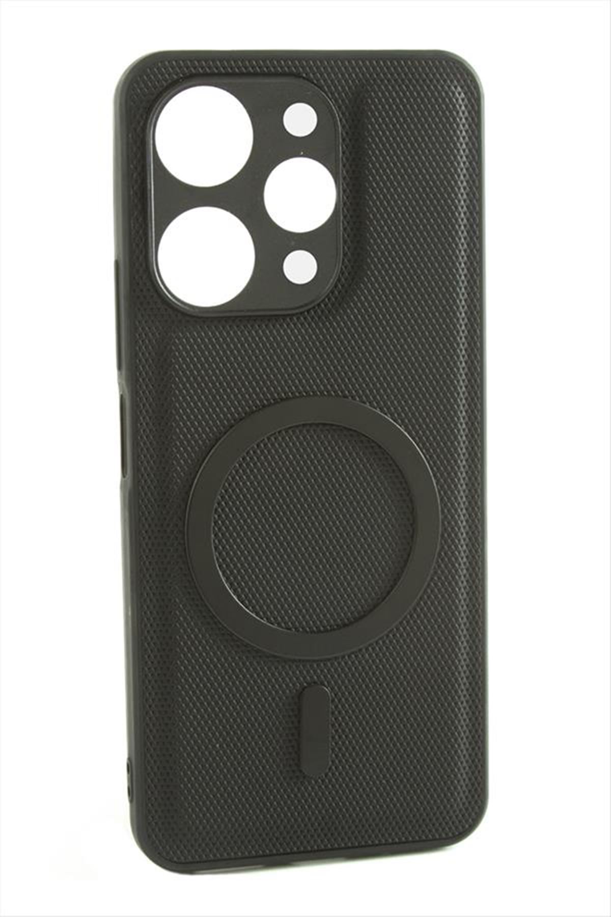 Xiaomi Redmi 12 Magsaff Kapak Kılıf - Siyah