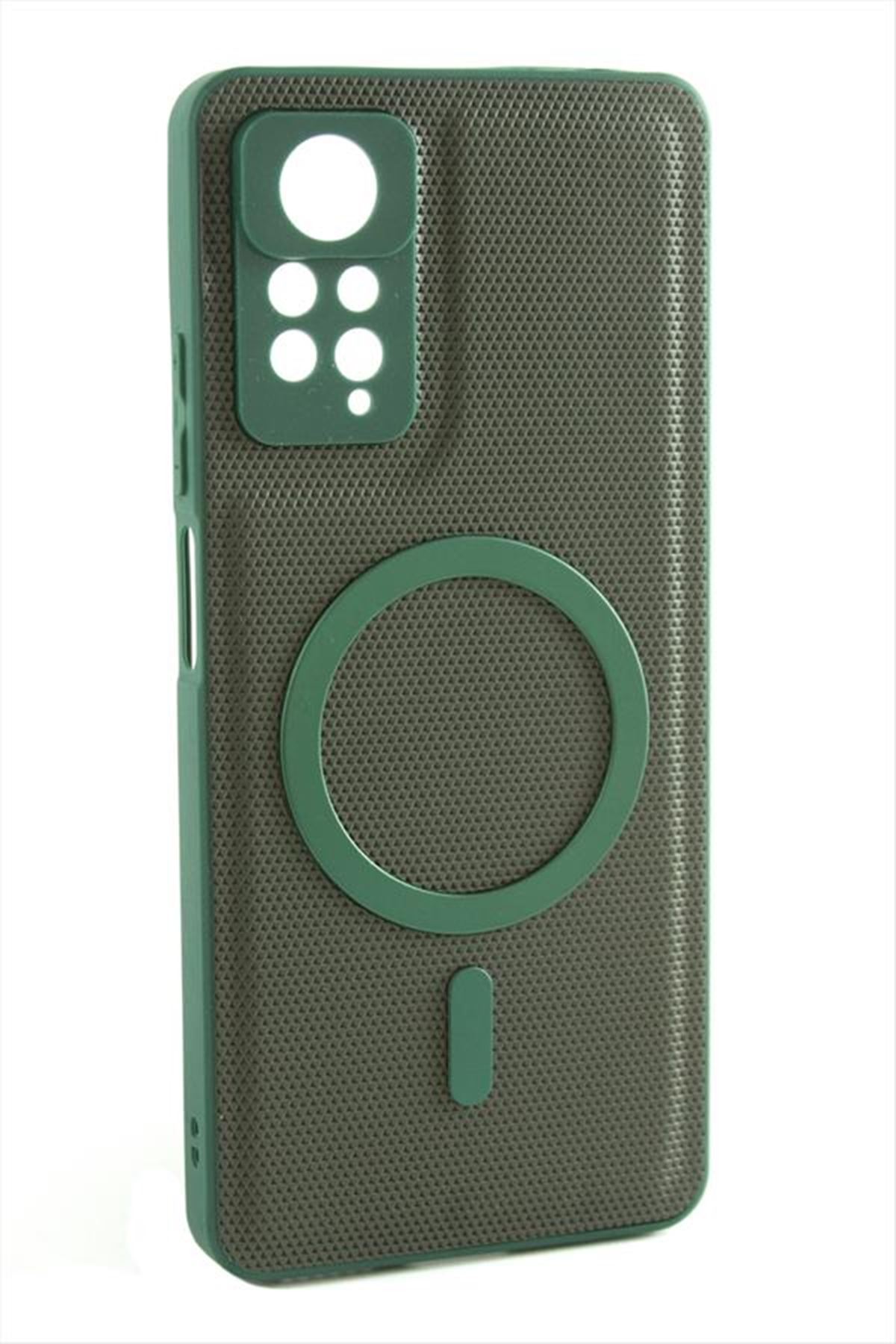 Xiaomi Redmi Note 11 Pro Magsaff Kapak Kılıf - Yeşil