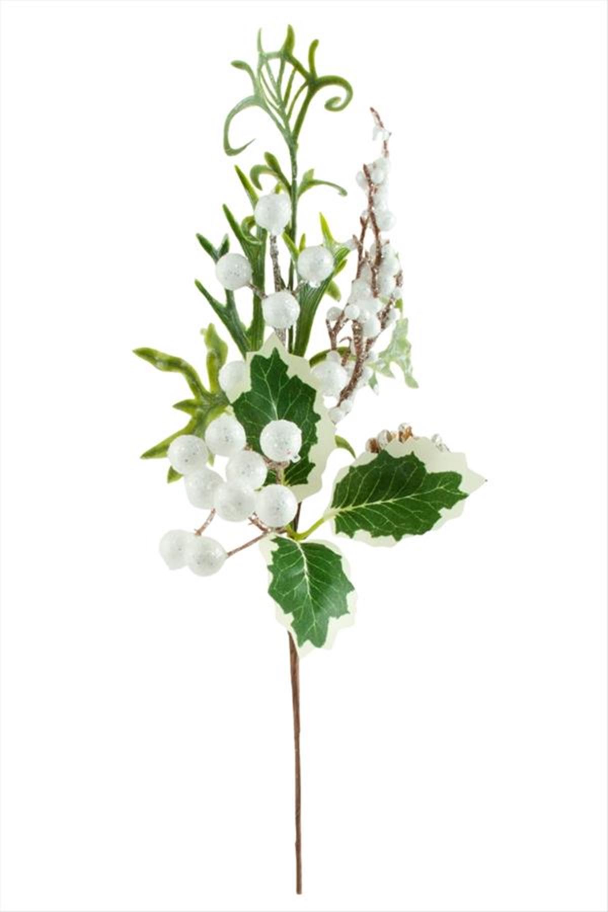 Ağaç Beyaz Kokina Yılbaşı Süsü 34 cm - Beyaz