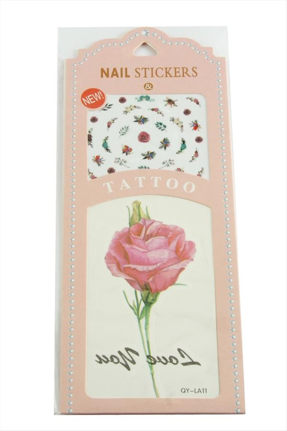 Karışık Tattoo Dövme Sticker 1 Adet - Mavi