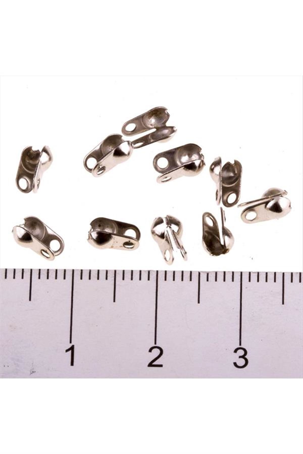 4 mm Yengeç Kapama 2000 Adet - Gümüş Rengi