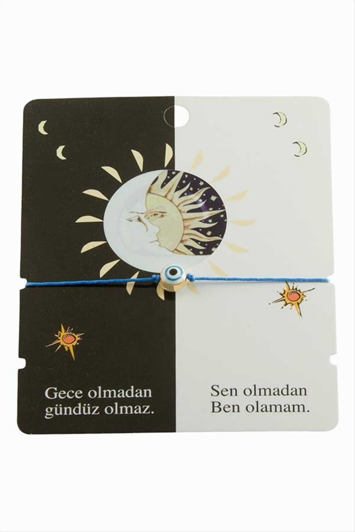Nazar İp Bileklik - Mavi