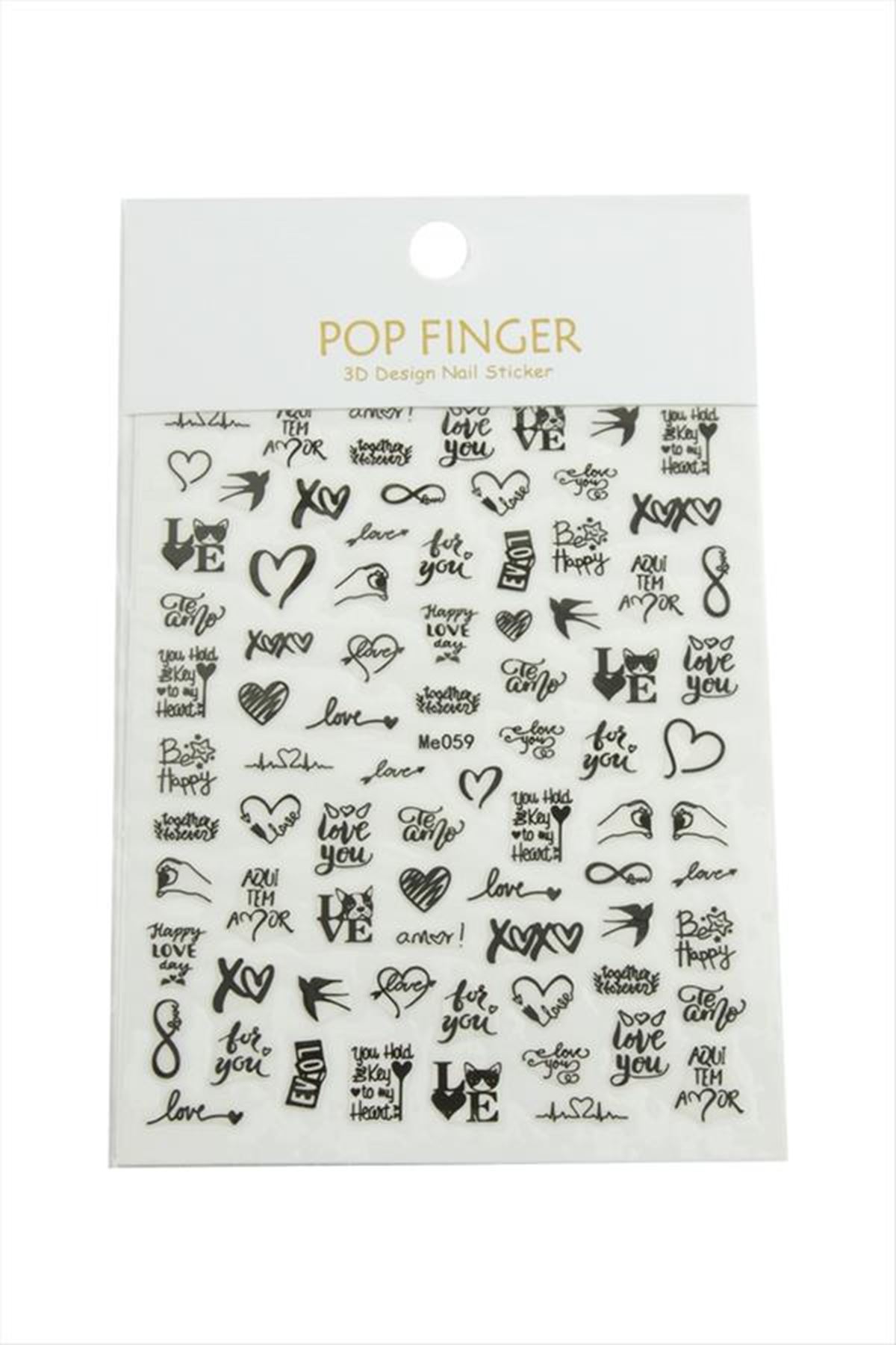 Sonsuzluk Kalp Tattoo Dövme Sticker - Beyaz