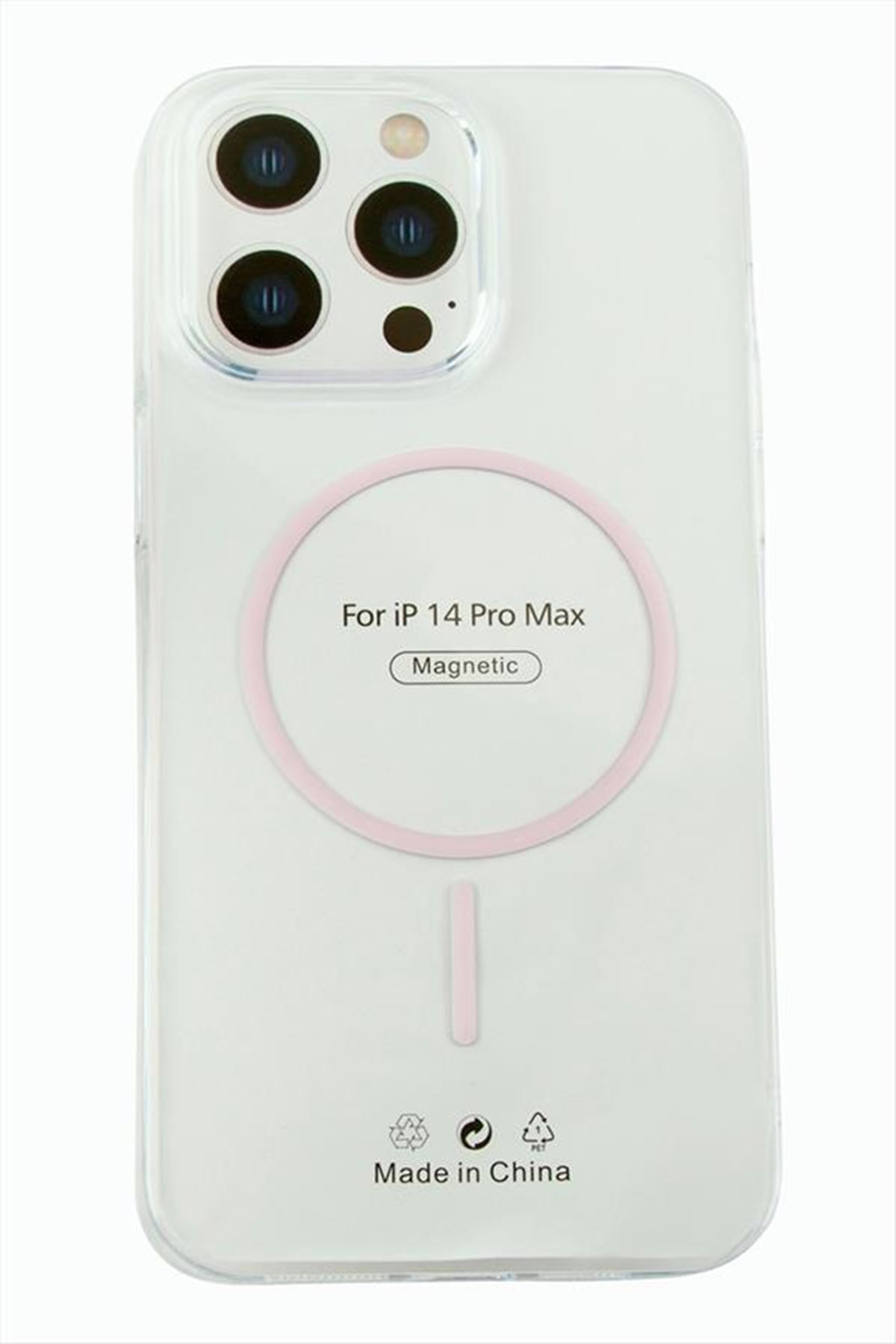 iPhone 14 Pro Max Şeffaf Silikon Kılıf - Şeffaf