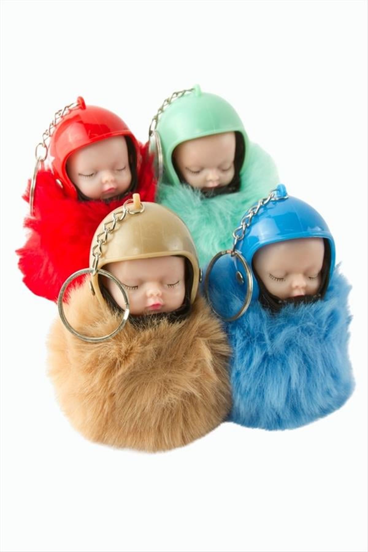 Bebek Peluş Anahtarlık 10 cm - Ebruli