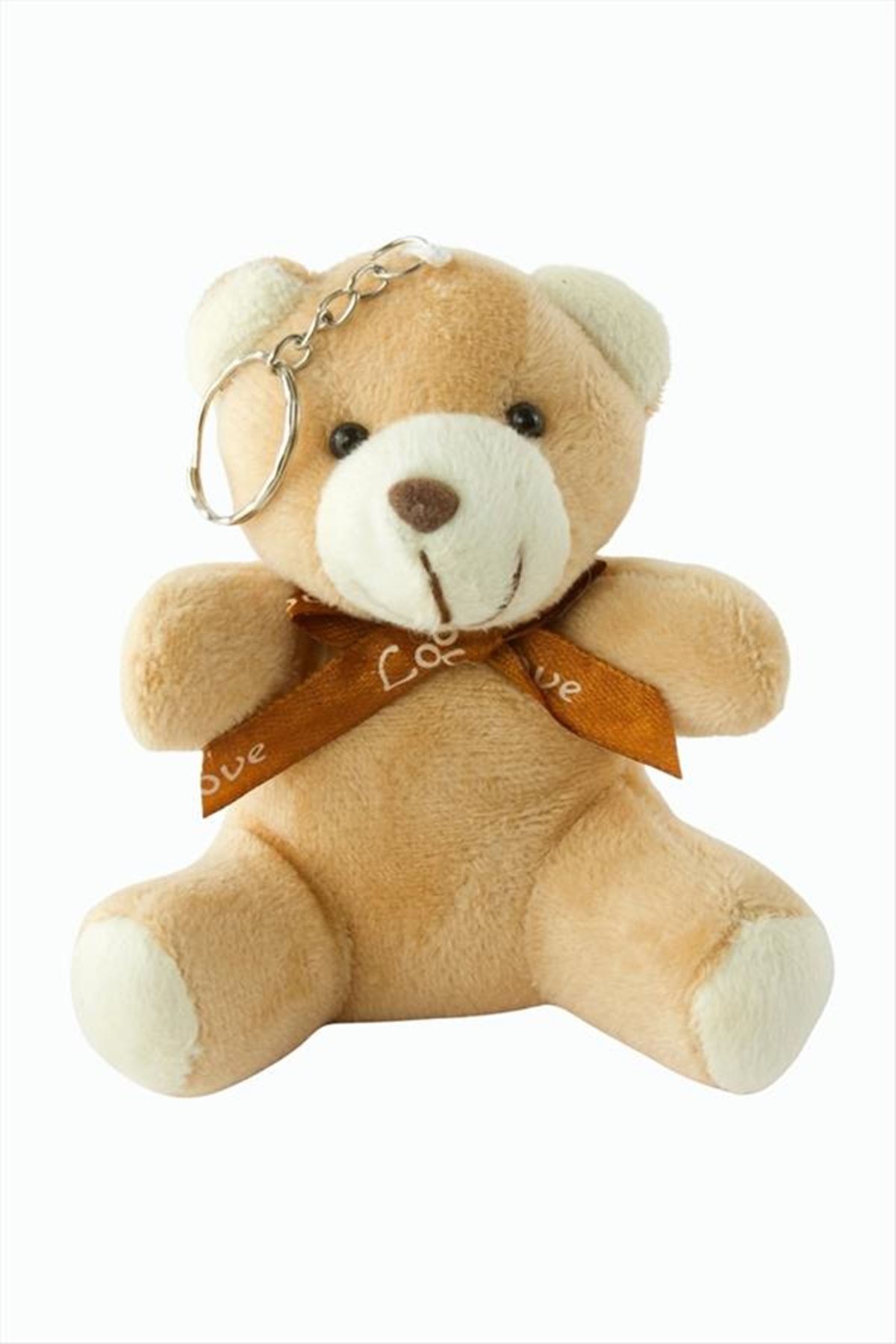 Ayıcık Peluş Çanta Anahtarlık 12 cm - Kahverengi