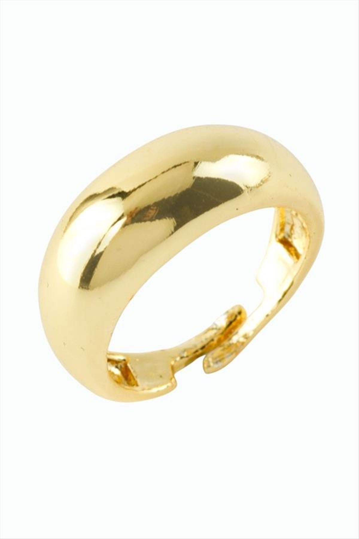 Oval Eklem Yüzük - Sarı
