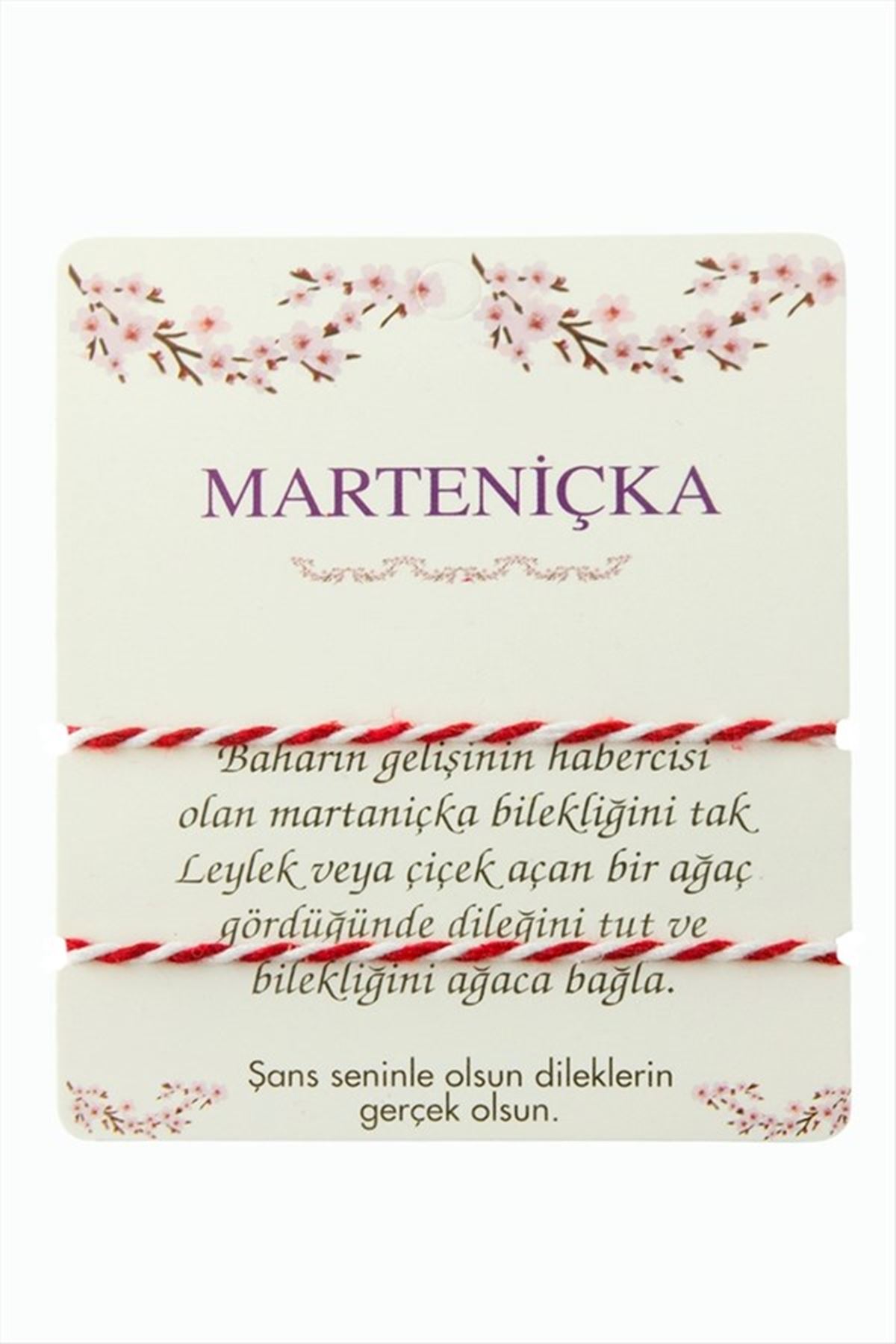 2 Adet Marteniçka İp Bileklik ( Toptan marteniçka bileklik) - Kırmızı