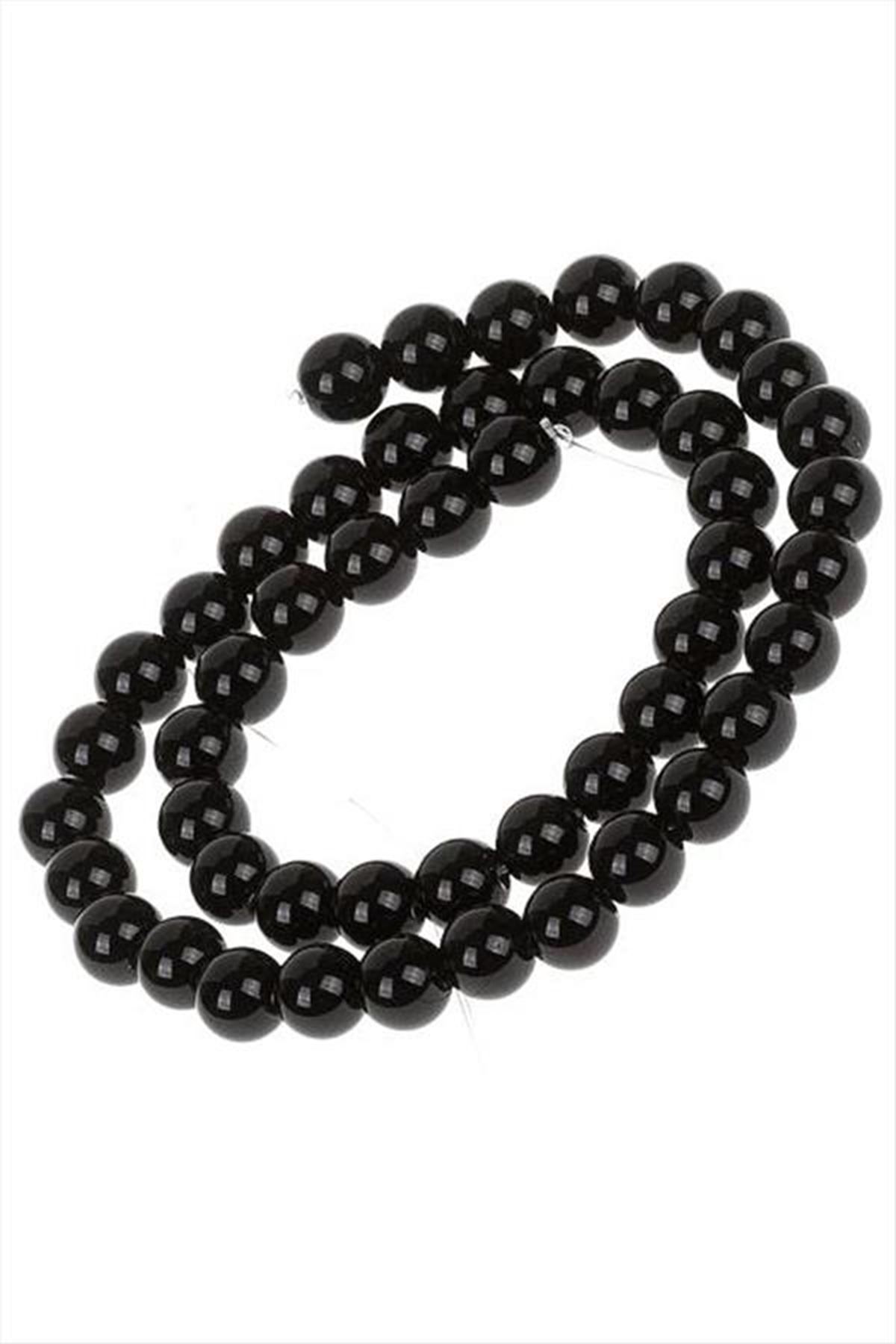 8 mm Parlak Onix - 2 Kalite - Siyah