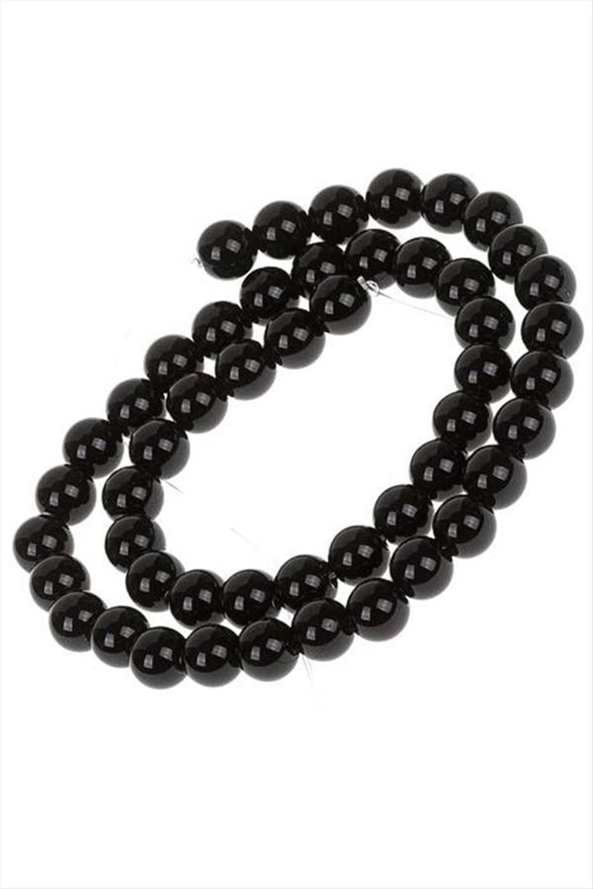 8 mm Parlak Onix - 2 Kalite - Siyah