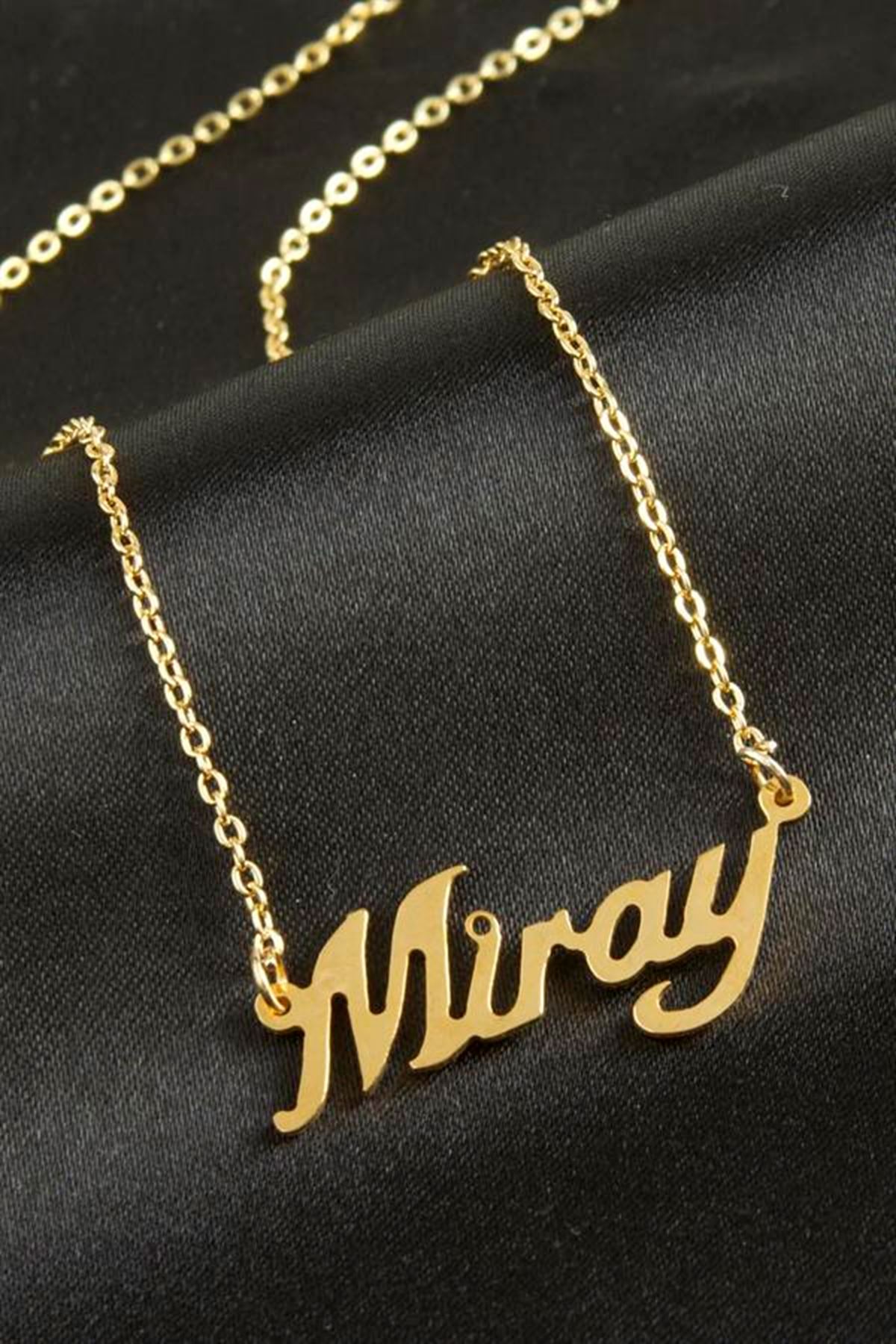 Miray isimli kolye (Kişiye Özel) - Sarı