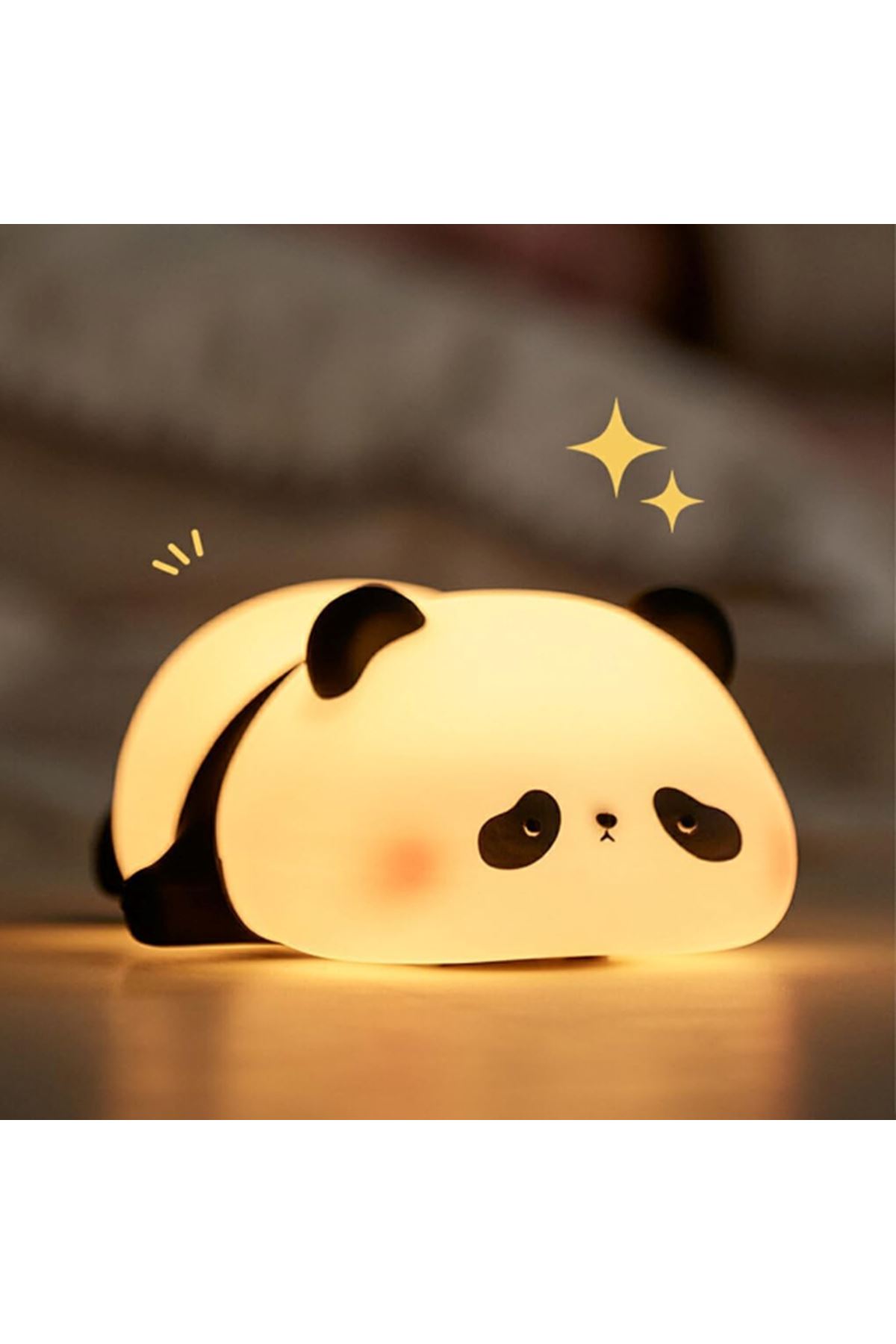 Panda Tasarımlı Renk Değiştirebilen Dokunmatik Gece Lambası