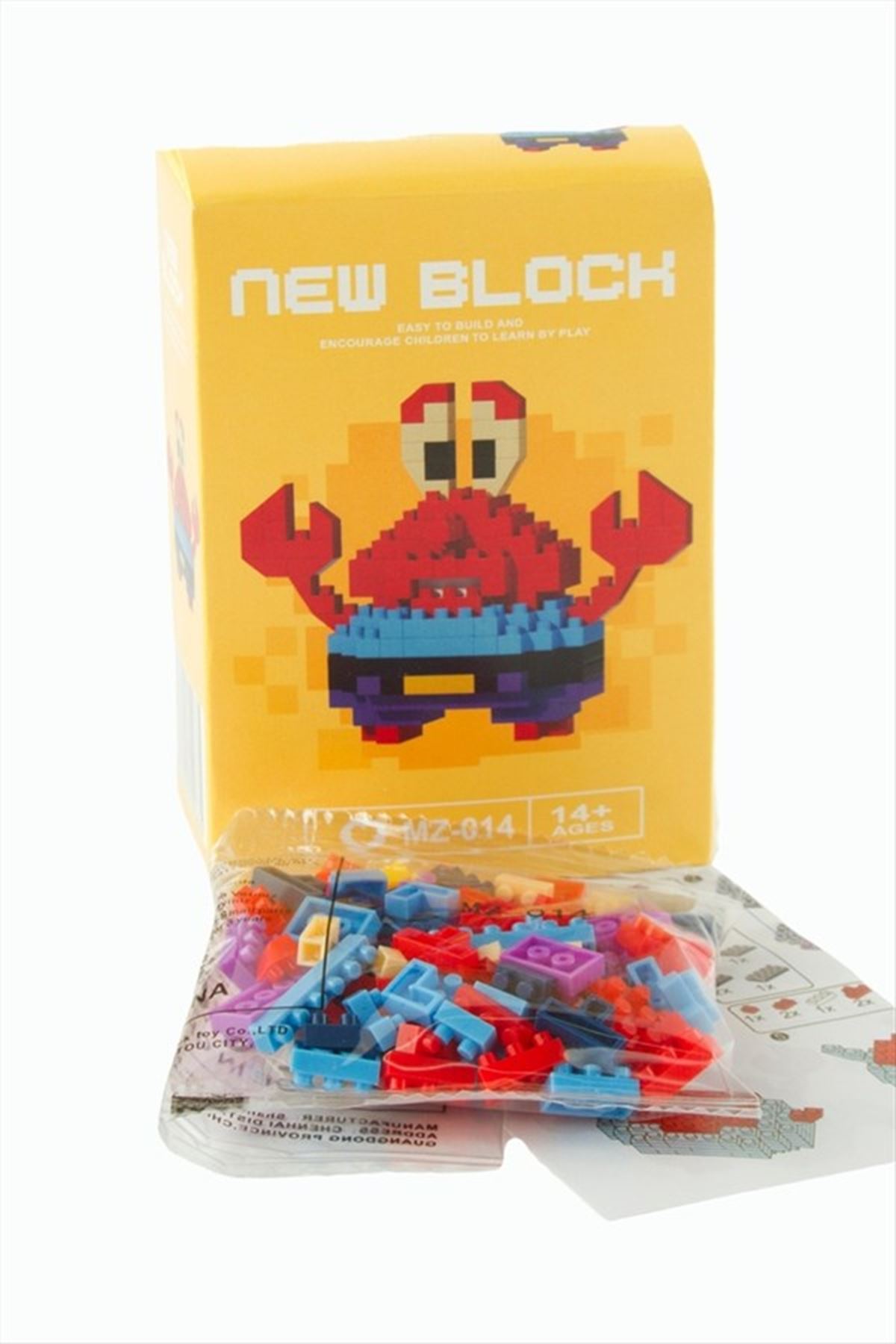 Yengeç New Block Mikro Yapı Lego - Sarı