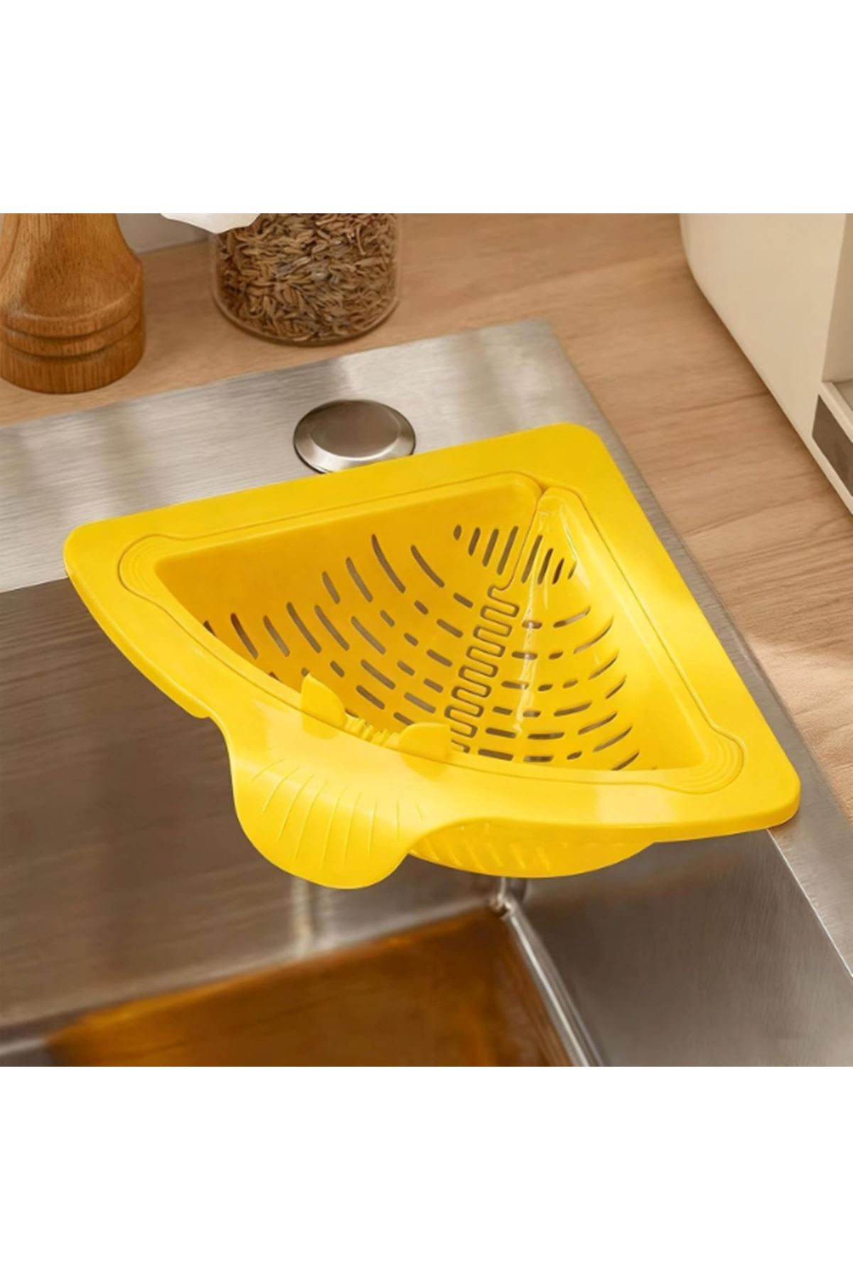 Mutfak ve Banyo Üçgen Lavabo Süzgeci