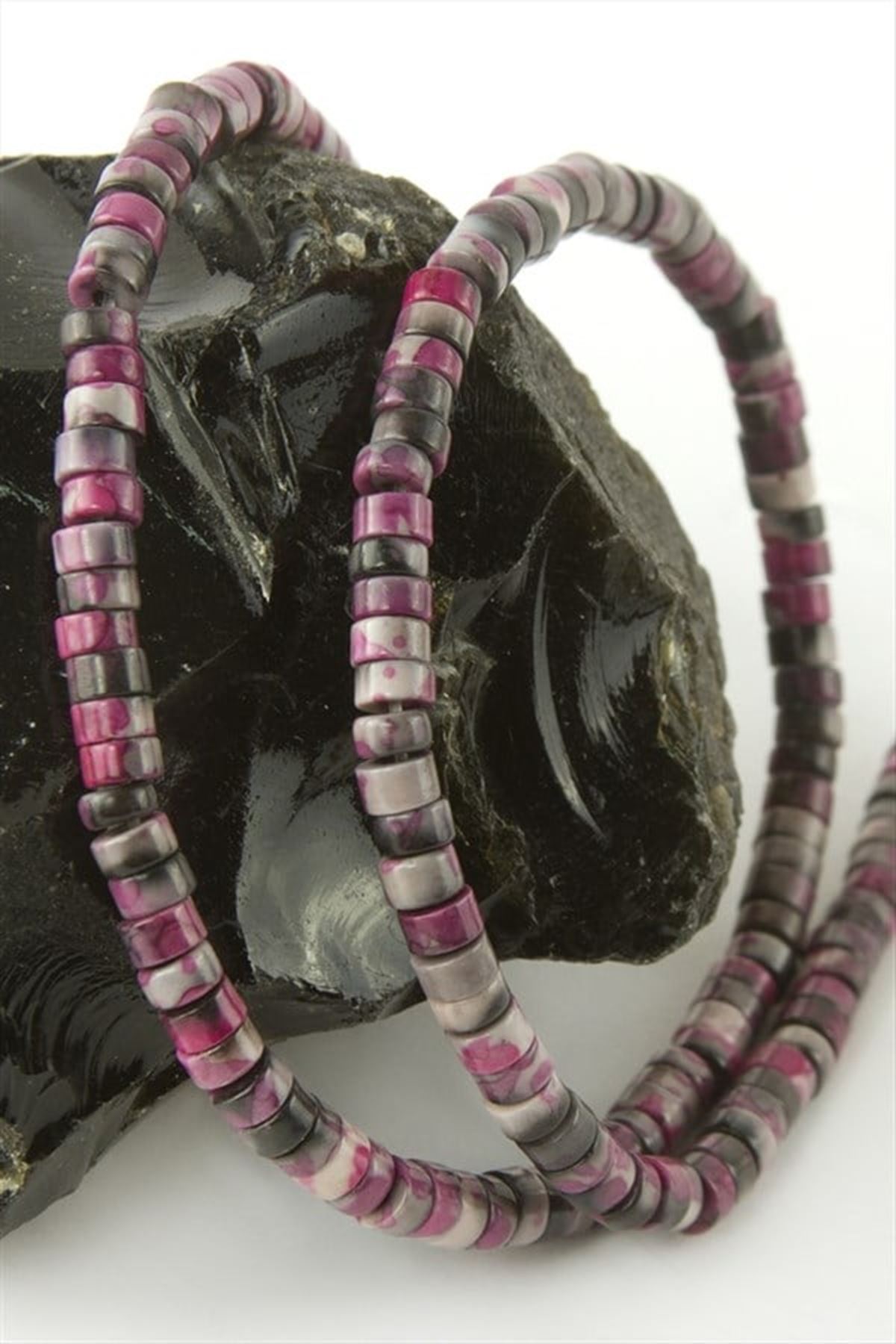 2*4 mm Disk Varisit Taşı - Pembe