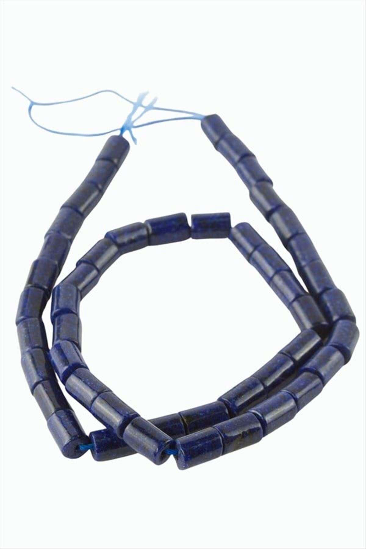 6*8 mm Boru Lapis Taşı - Lacivert