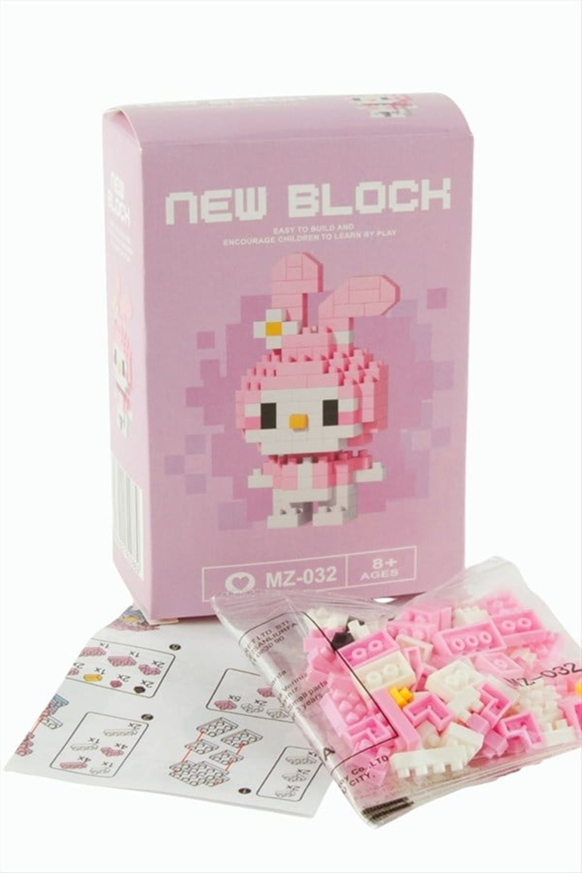 New Block Mikro Yapı Lego - Lila