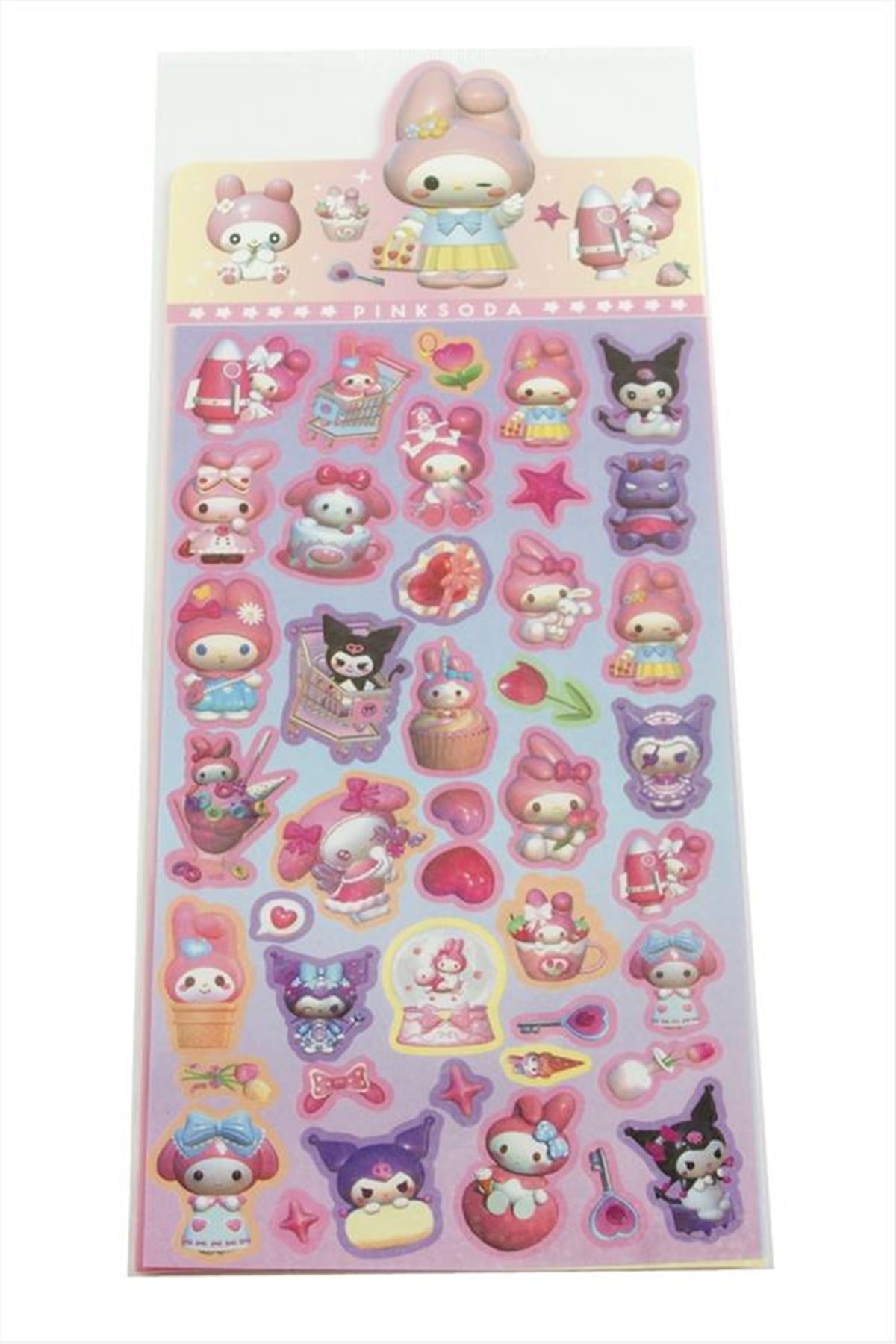 Çzgflm Karakteri Sticker - Pembe