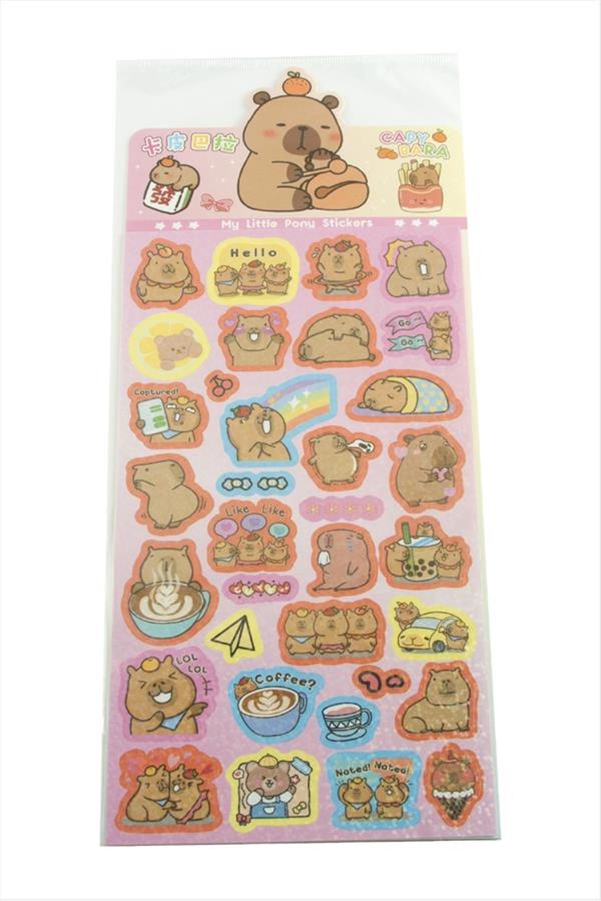 Küçük Midilli Sticker - Pembe