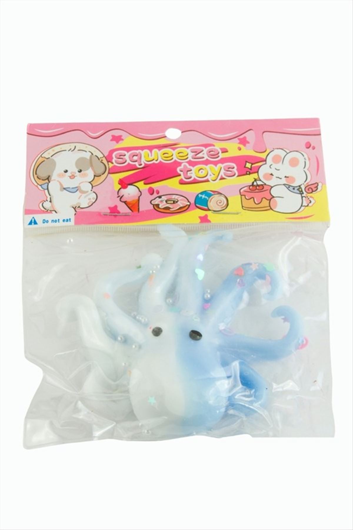 Ahtapot Squishy - Mavi