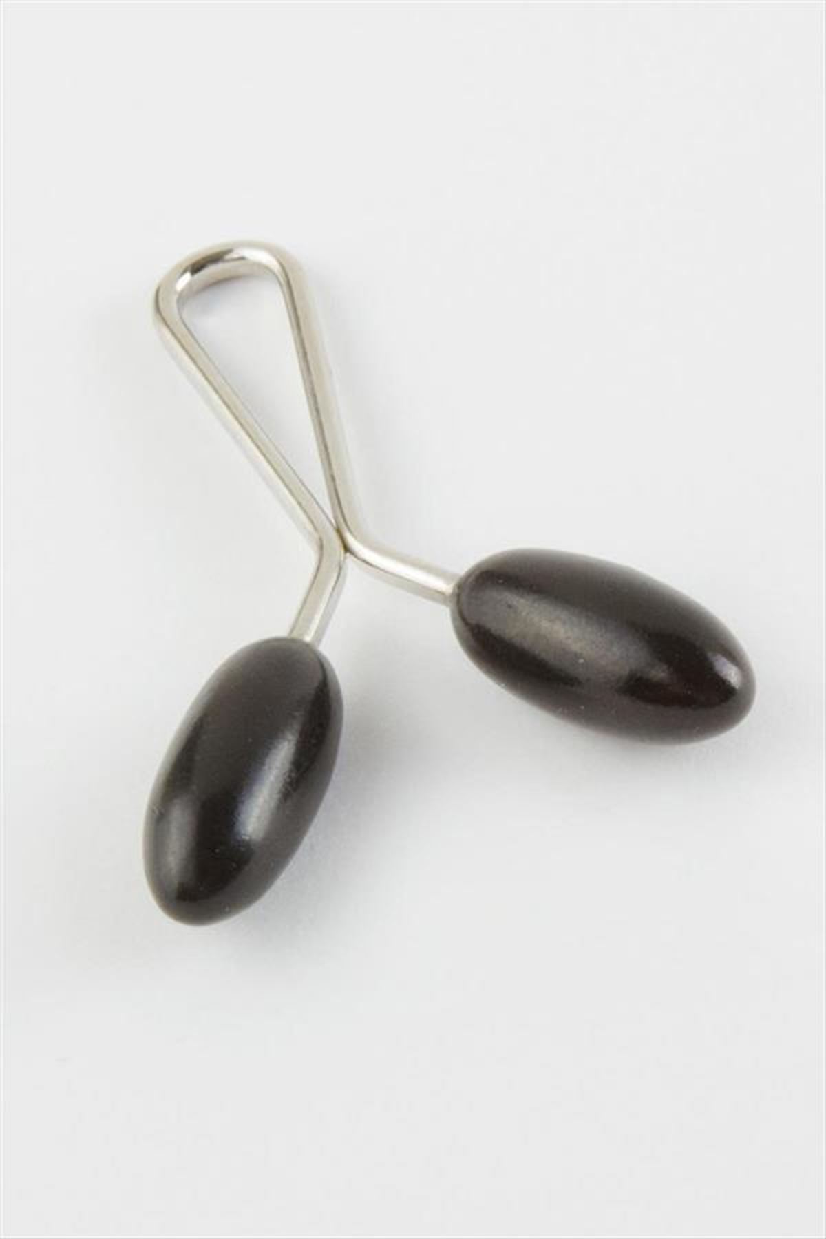 Oval Klipsi Firkete - Siyah