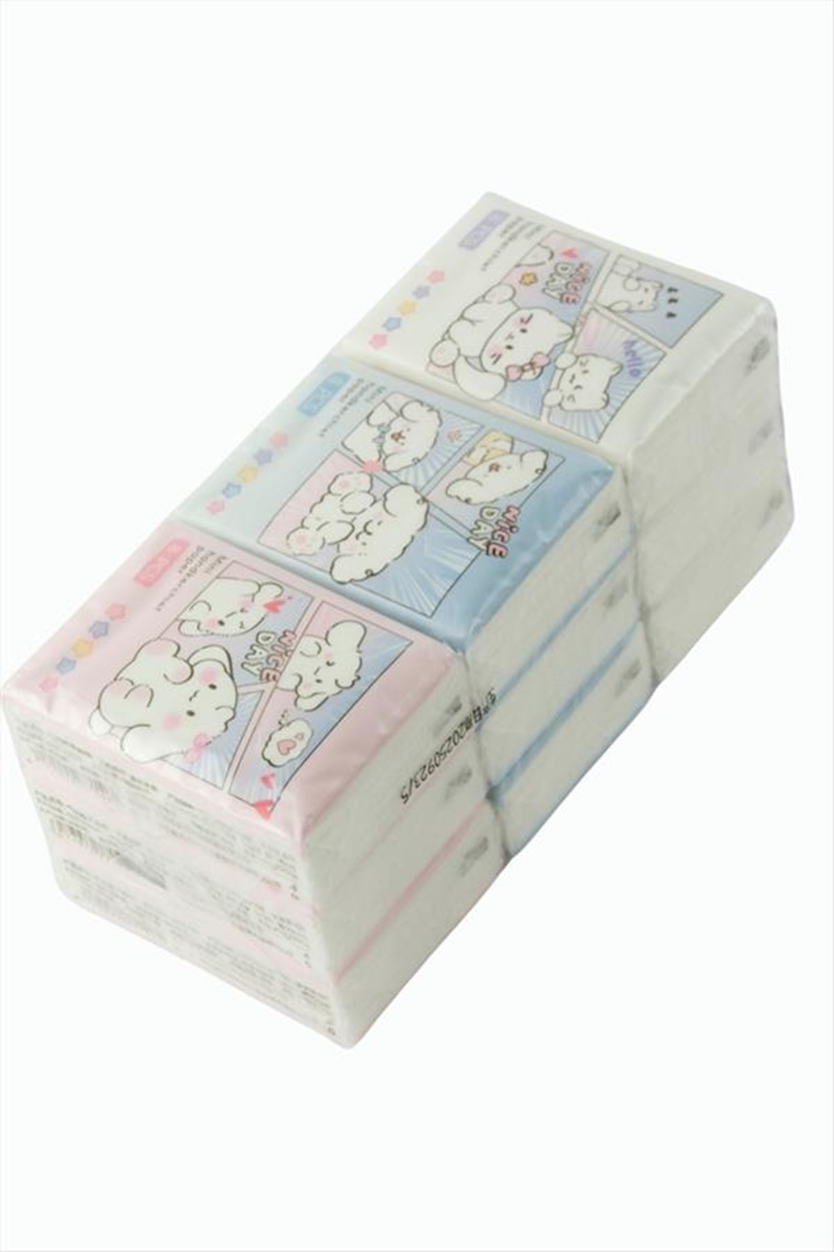 Hello Ayıcık Mina Selpak Mendil 9 Paket - Ebruli