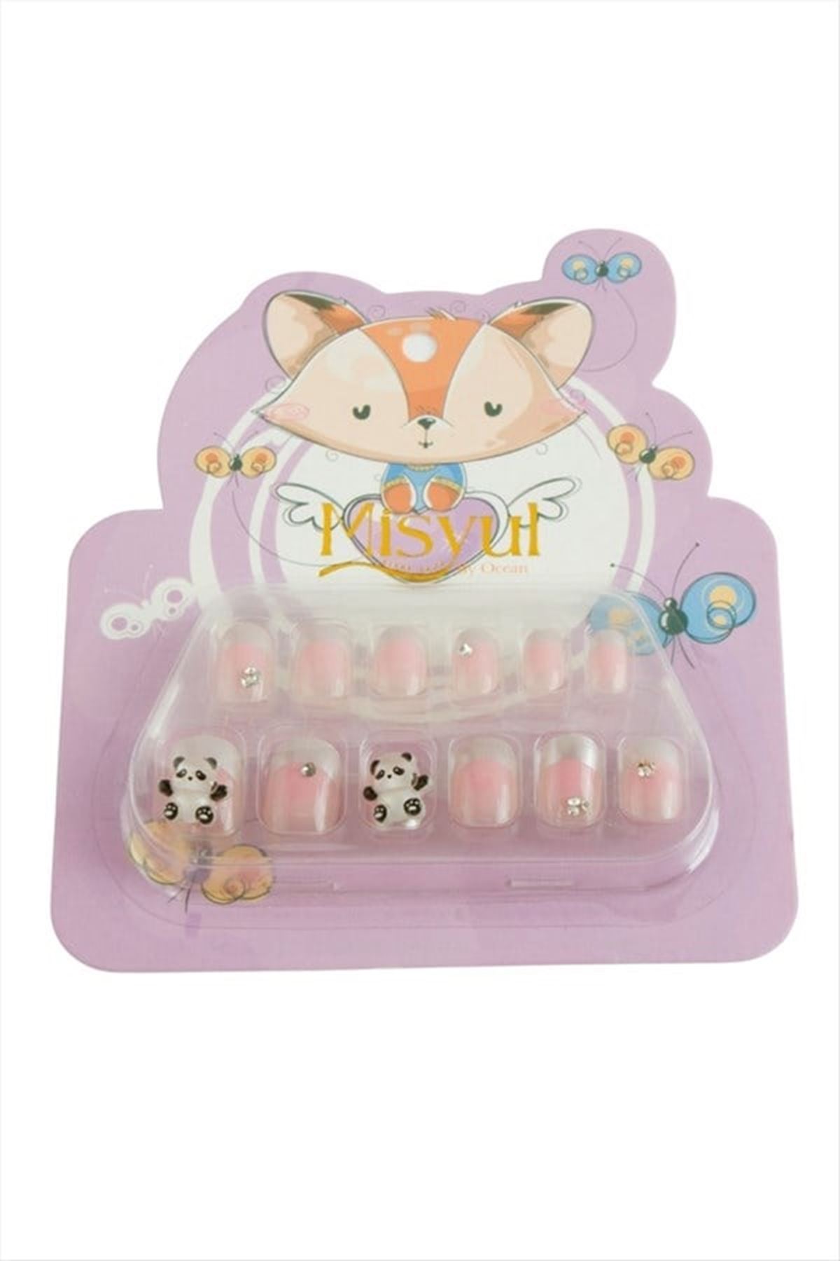 Kedi Çocuk Takma Tırnak - Lila