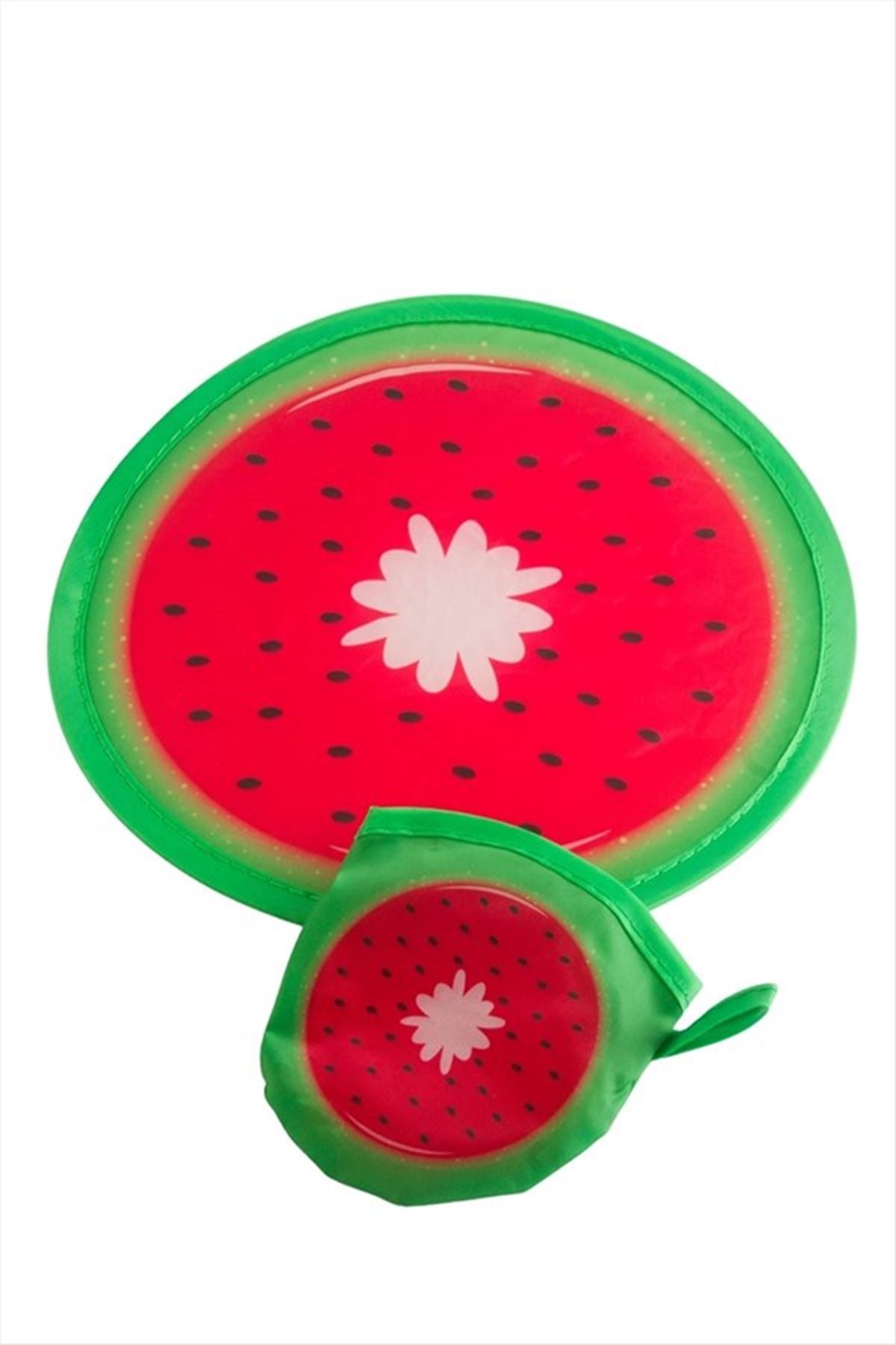 Karpuz Kore Yelpaze 20 cm - Kırmızı