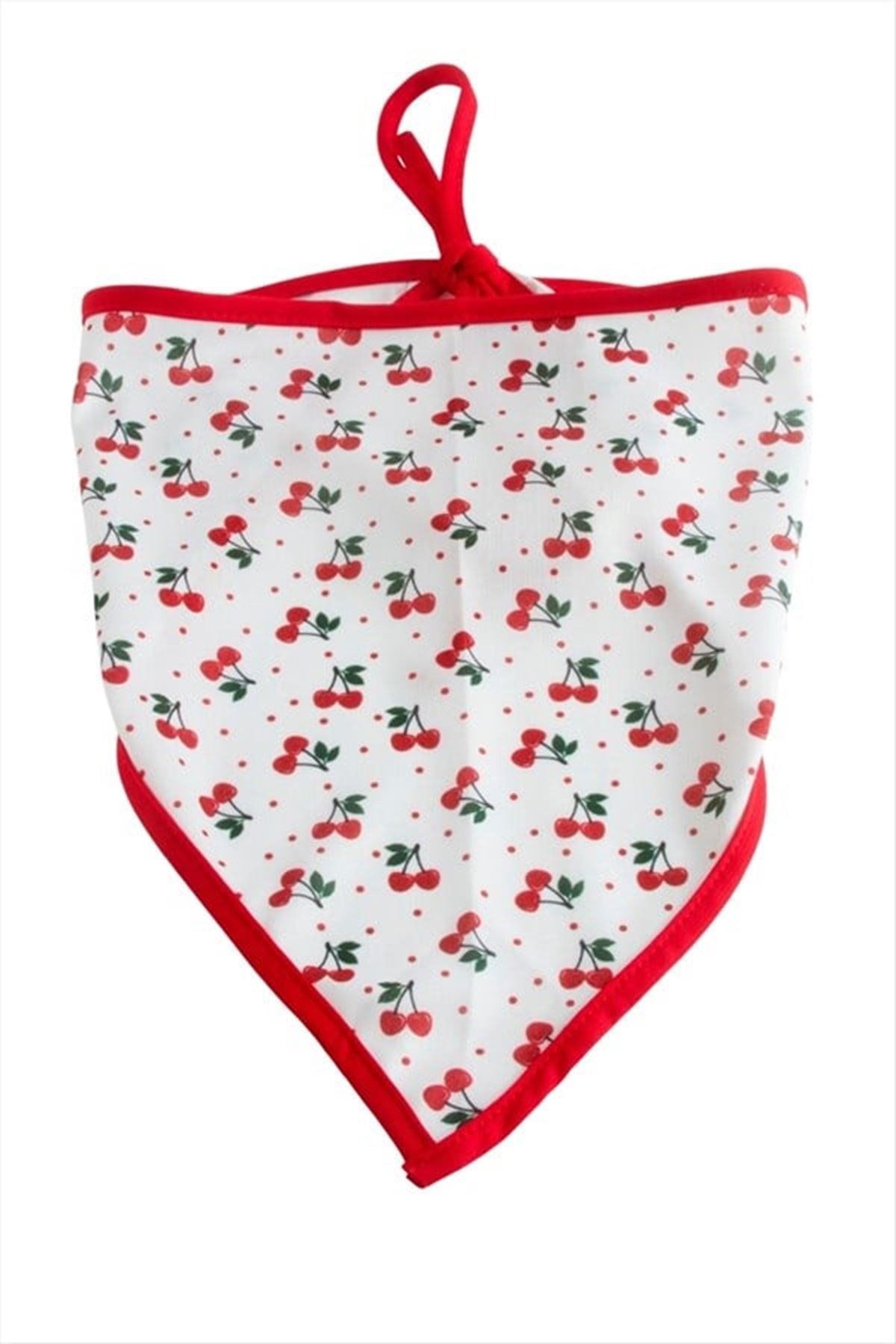 Karışık Desenli Bohem Bandana - Beyaz