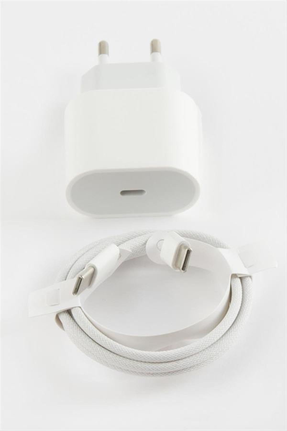 25W İphone 15 Pro Max Type C Şarj Aleti - Beyaz