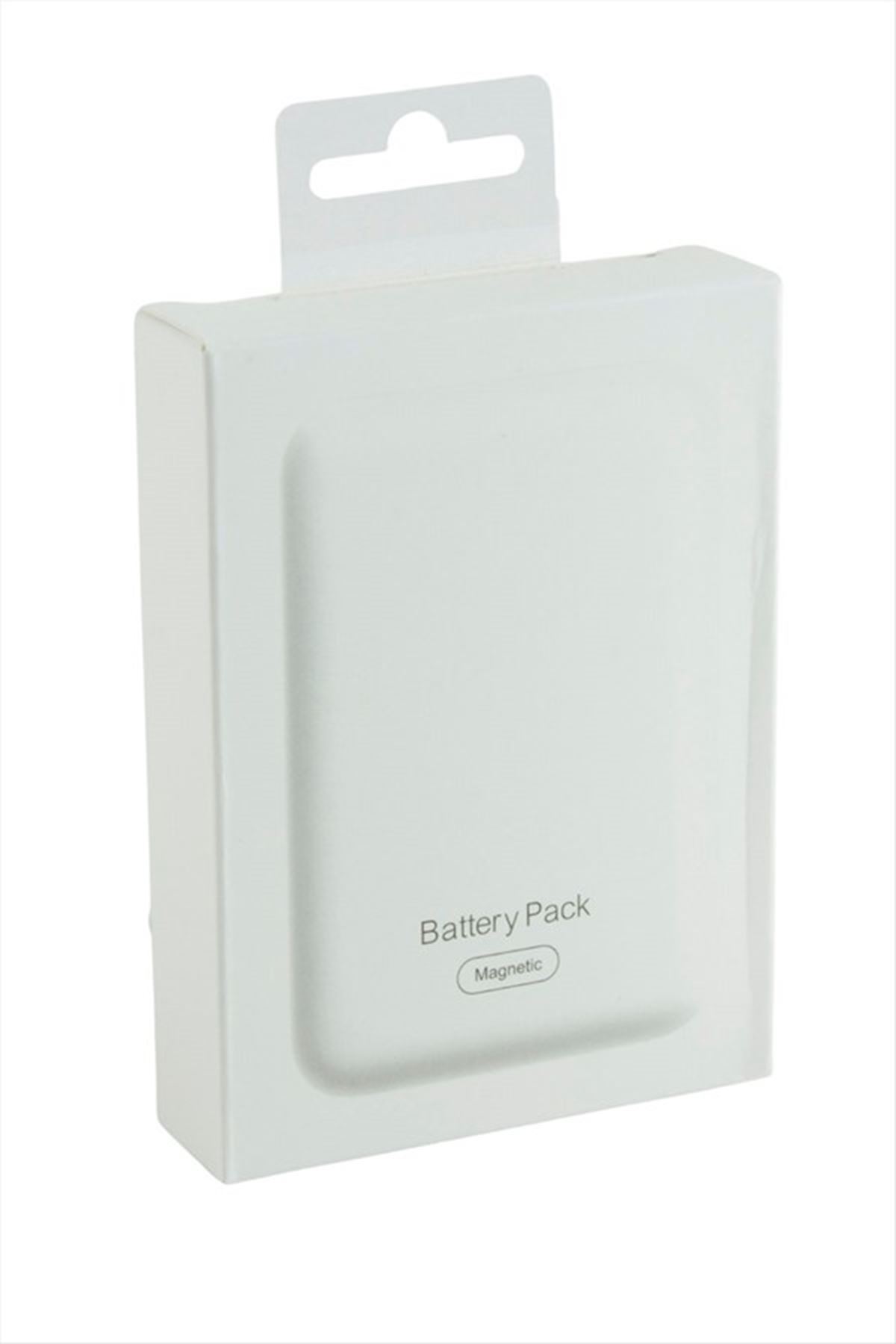 50000 mAh Battery Magsafe Kablosuz Şarj Cihazı Powerbank - Beyaz