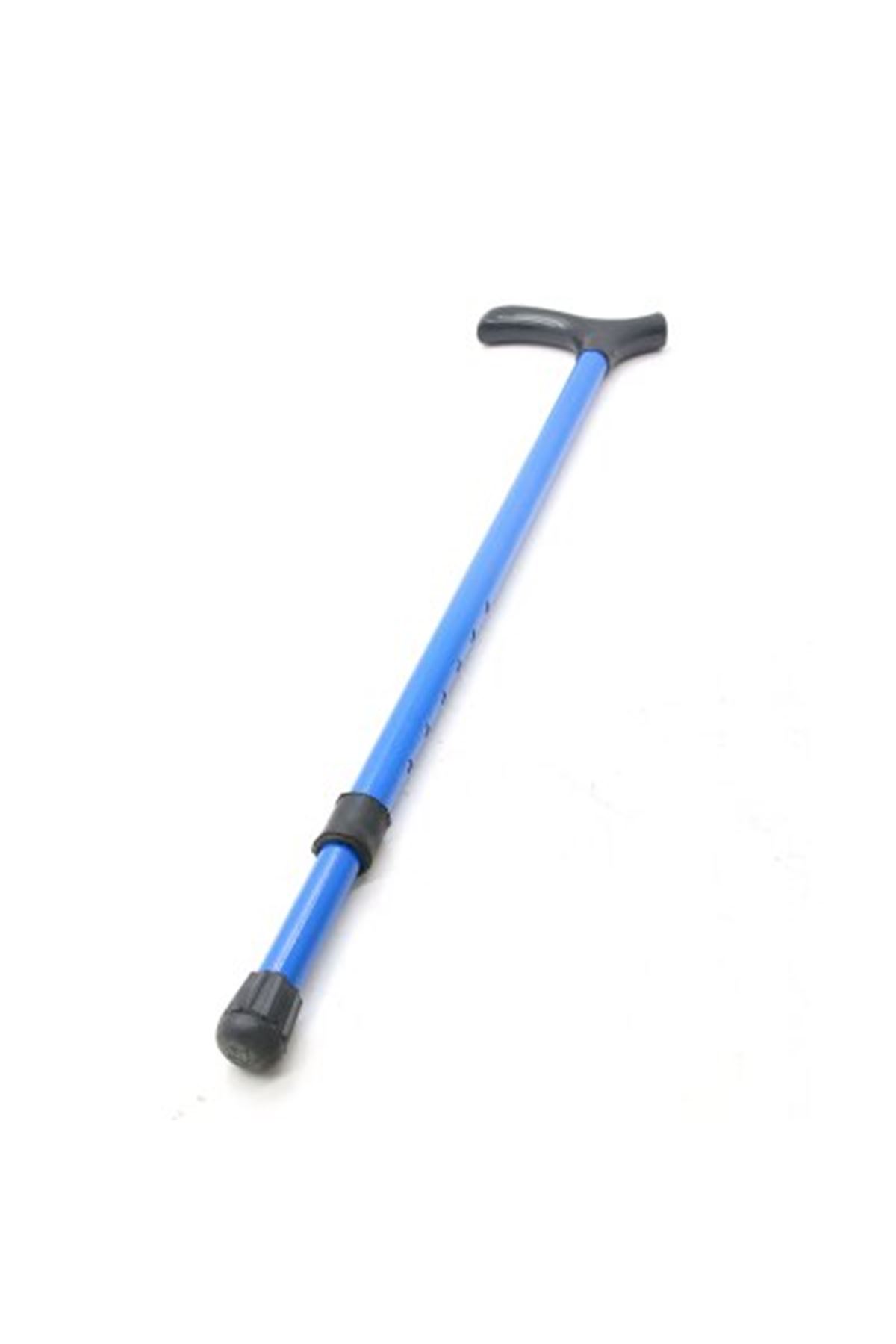 Ayarlanabilir Metal Pimli Baston - Ergonomik Saplı - Yürüyüş Desteği