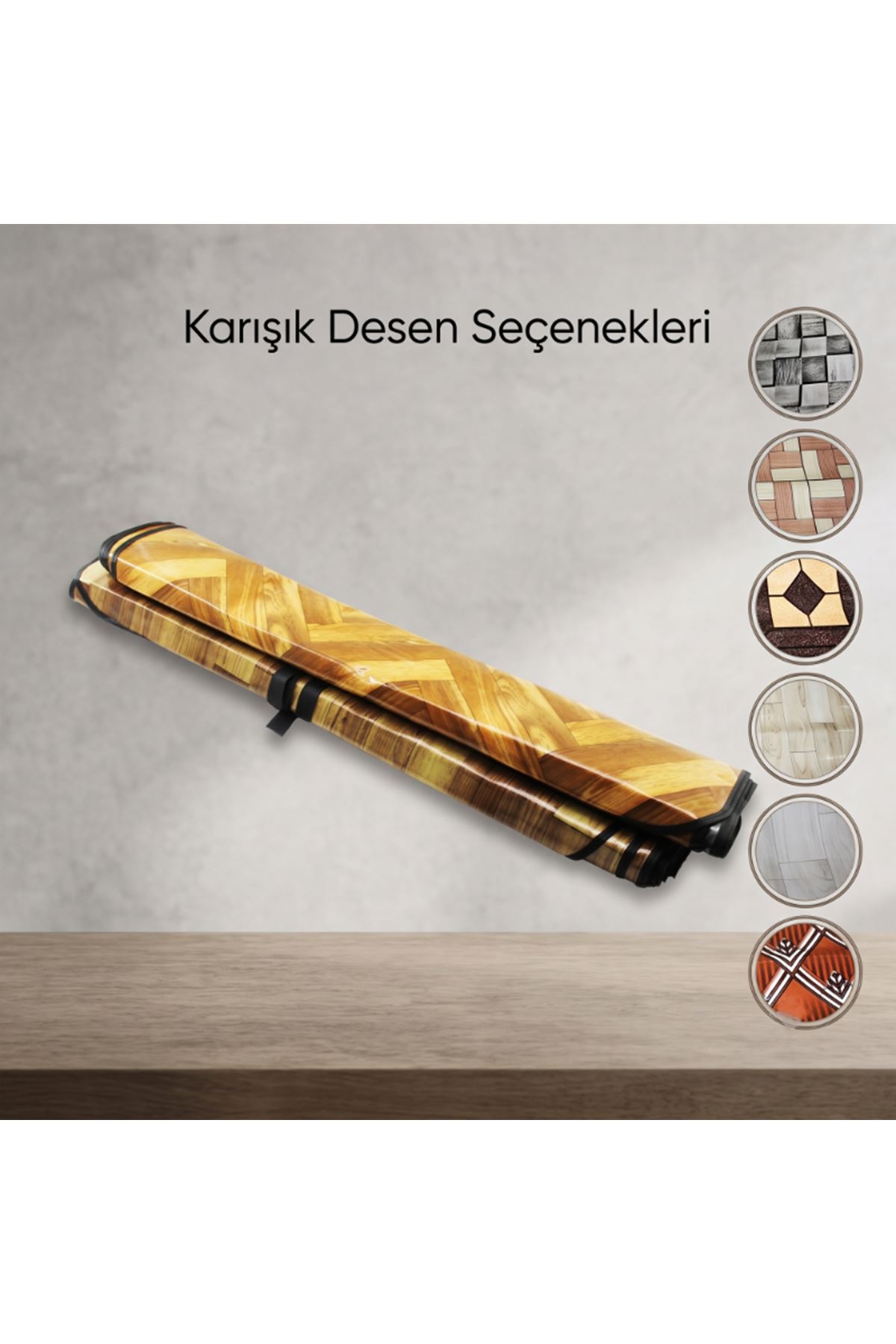 Zemin Koruyucu Soba Muşambası - 100x115 cm - Biyeli Kenar