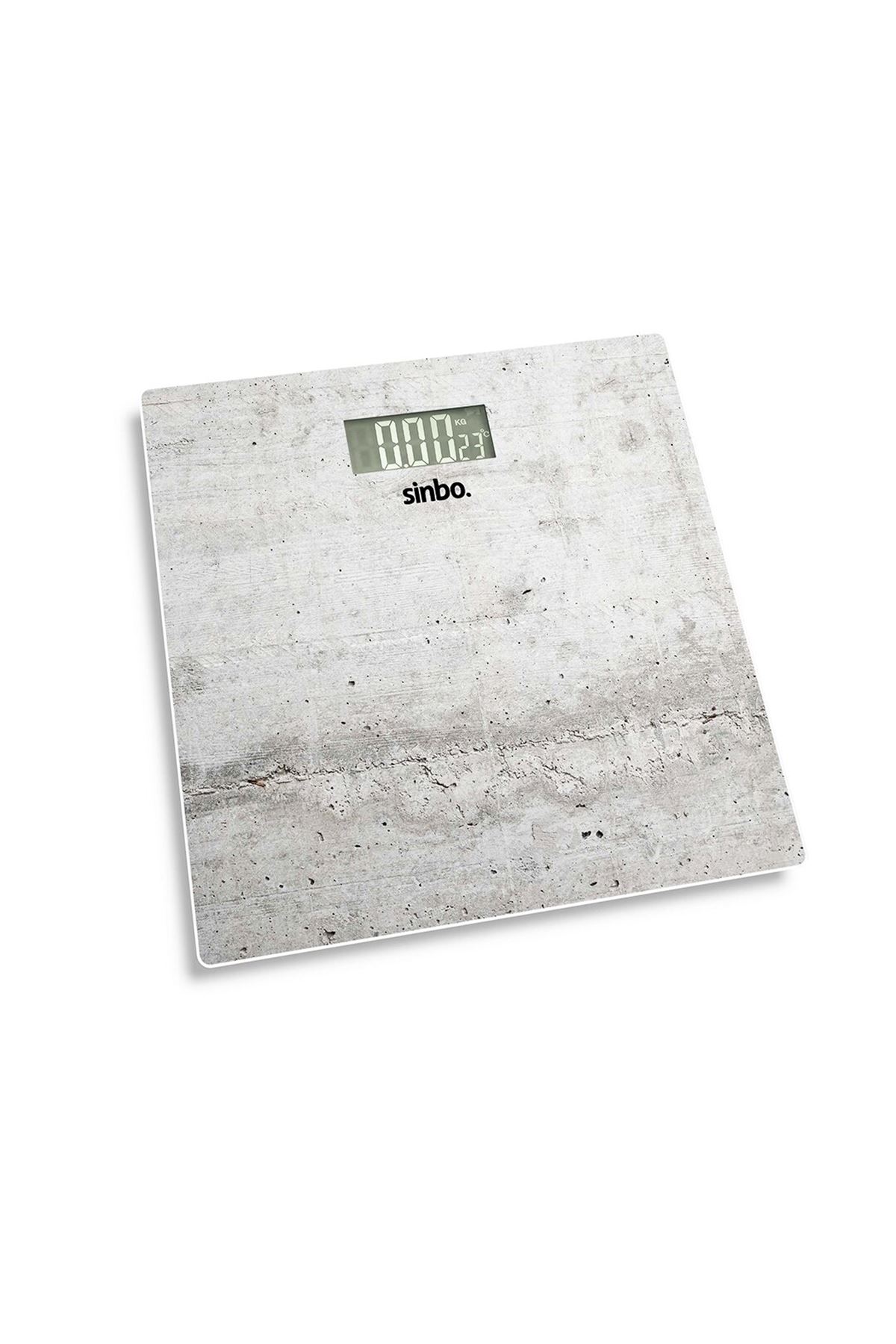 Sinbo Dijital Tartı - Beyaz Renk - 180 kg Maks Kapasite - LCD Ekran