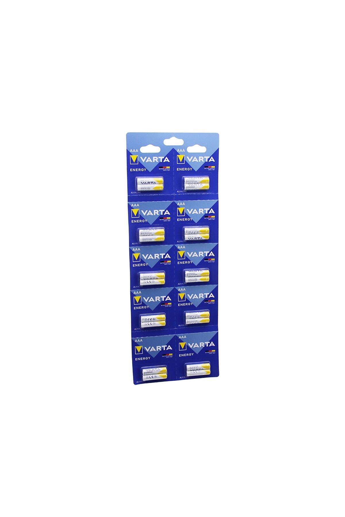 İnce Pil Alkalin - 20'li Paket - AAA Pil