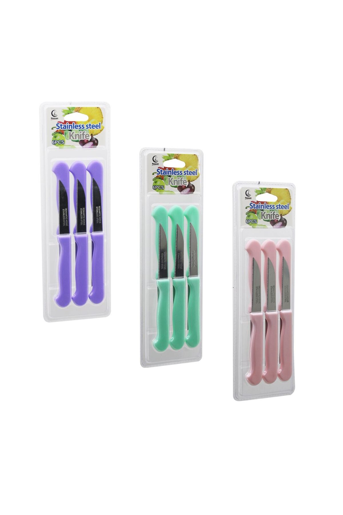 Meyve Bıçağı Seti - 6'lı Paket - Paslanmaz Çelik