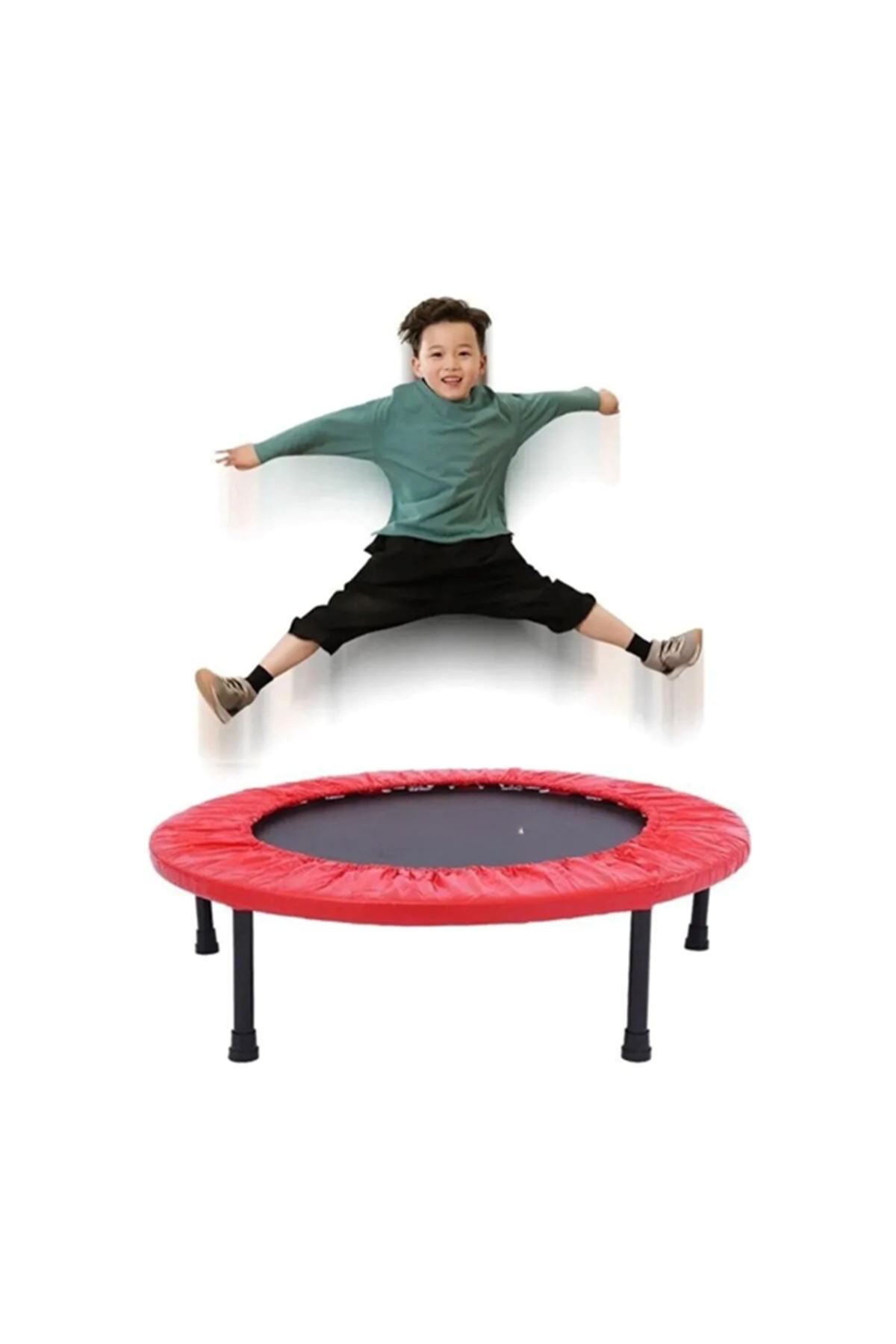 102 cm (40 inç) Kırmızı Trambolin