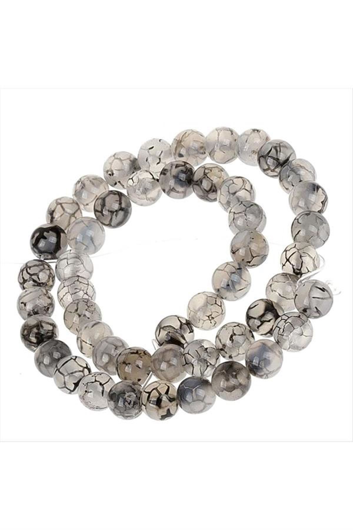 Akik Taşı Parlak 8 mm - Şeffaf