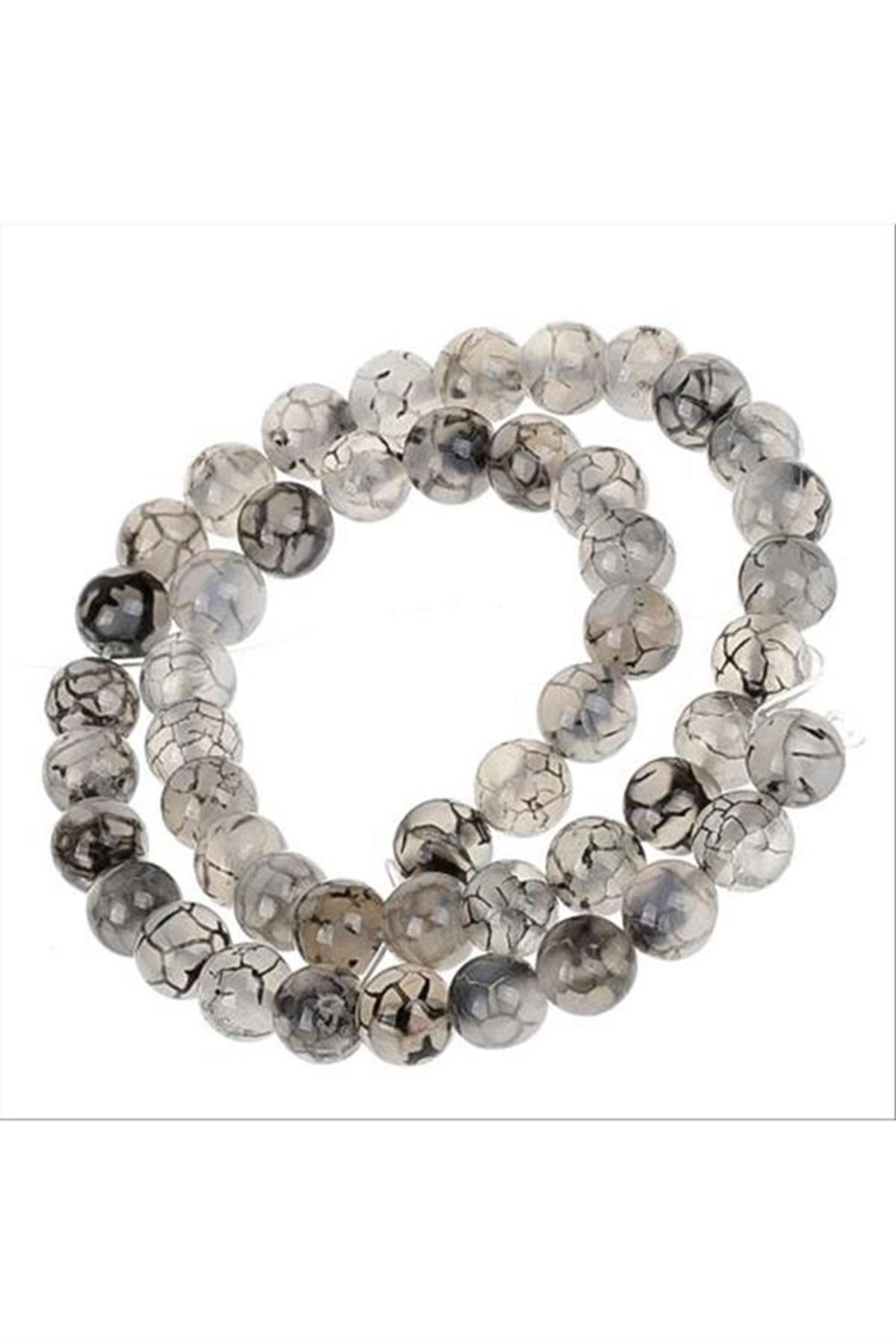 Akik Taşı Parlak 8 mm - Şeffaf