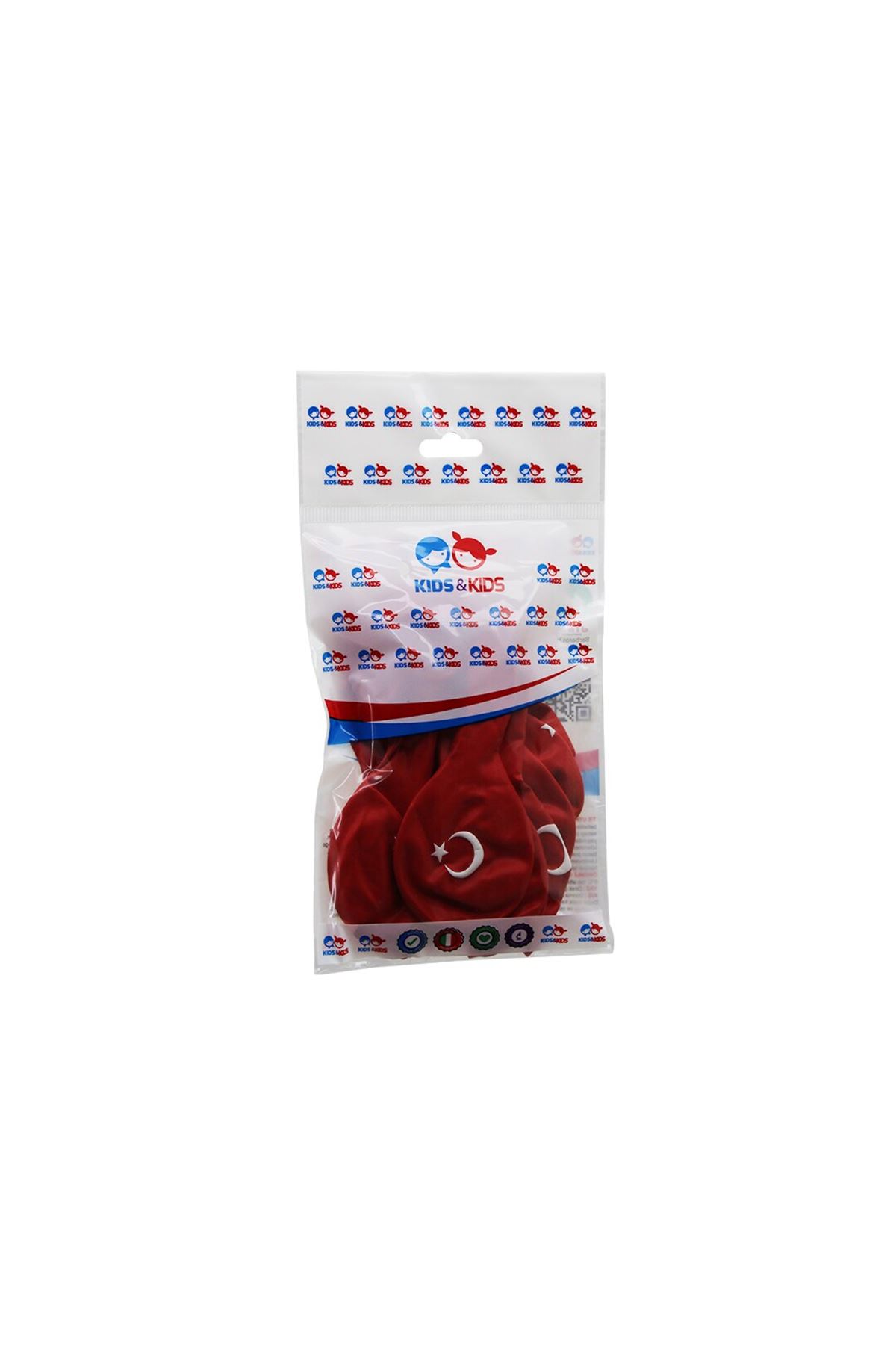 Türk Bayrağı Desenli Balon - 10'lu Paket