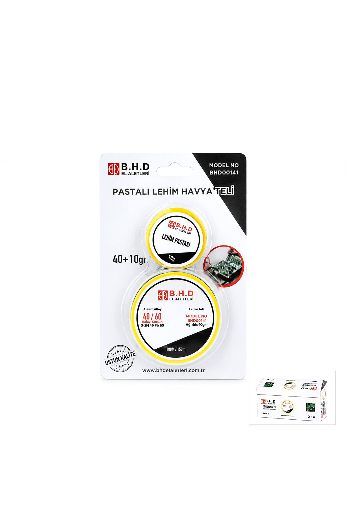 2'li Lehim Teli ve Pasta Seti - 1.2 mm