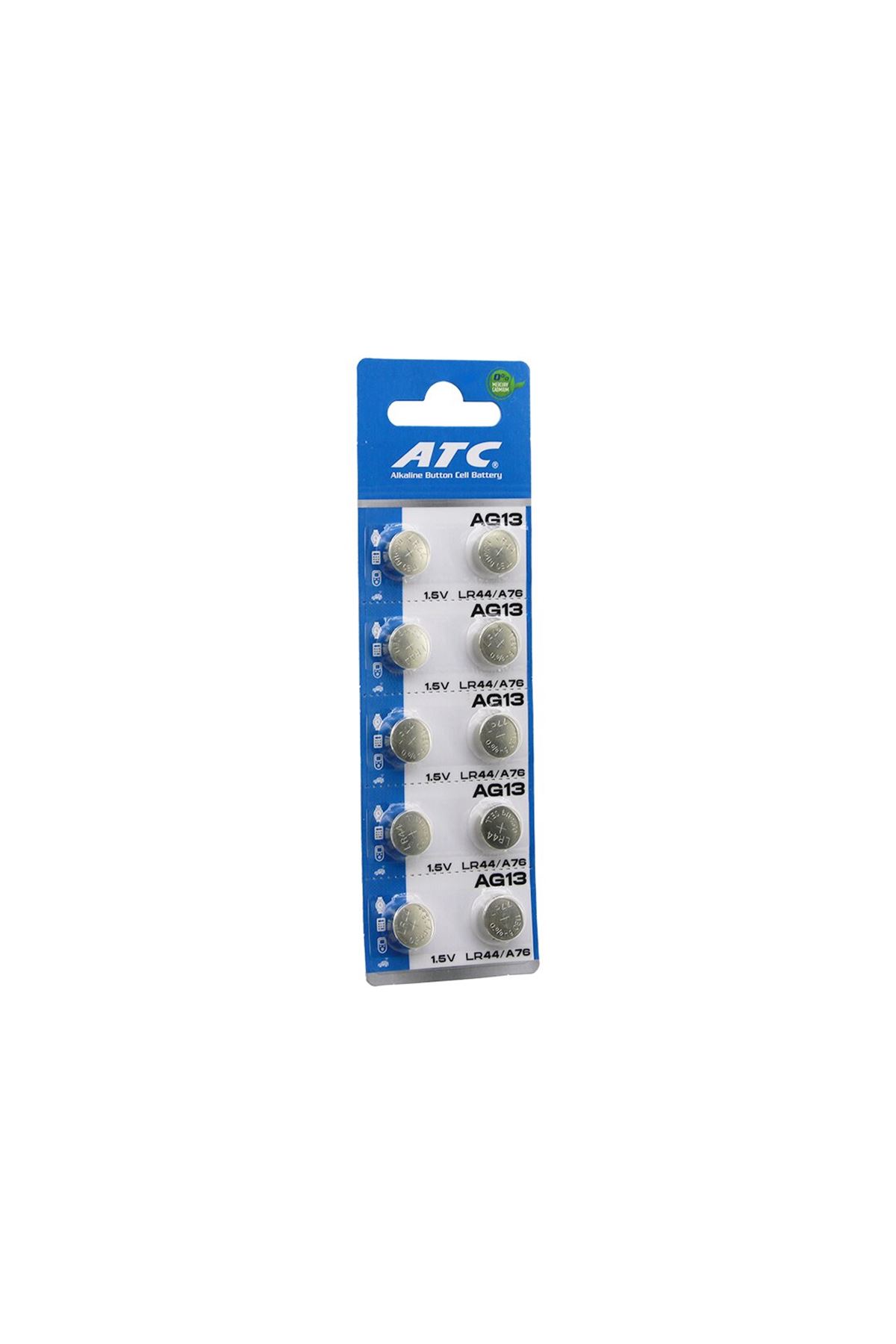 Düğme Pil - 10'lu Kart Paket - 1.5V - Alkalin