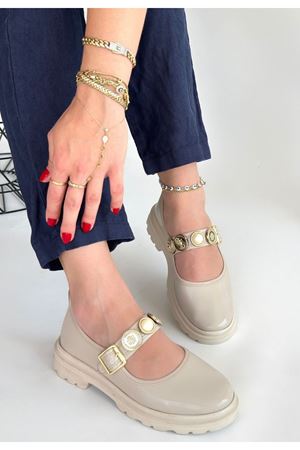 Okira Bej Rugan Oxford Ayakkabı